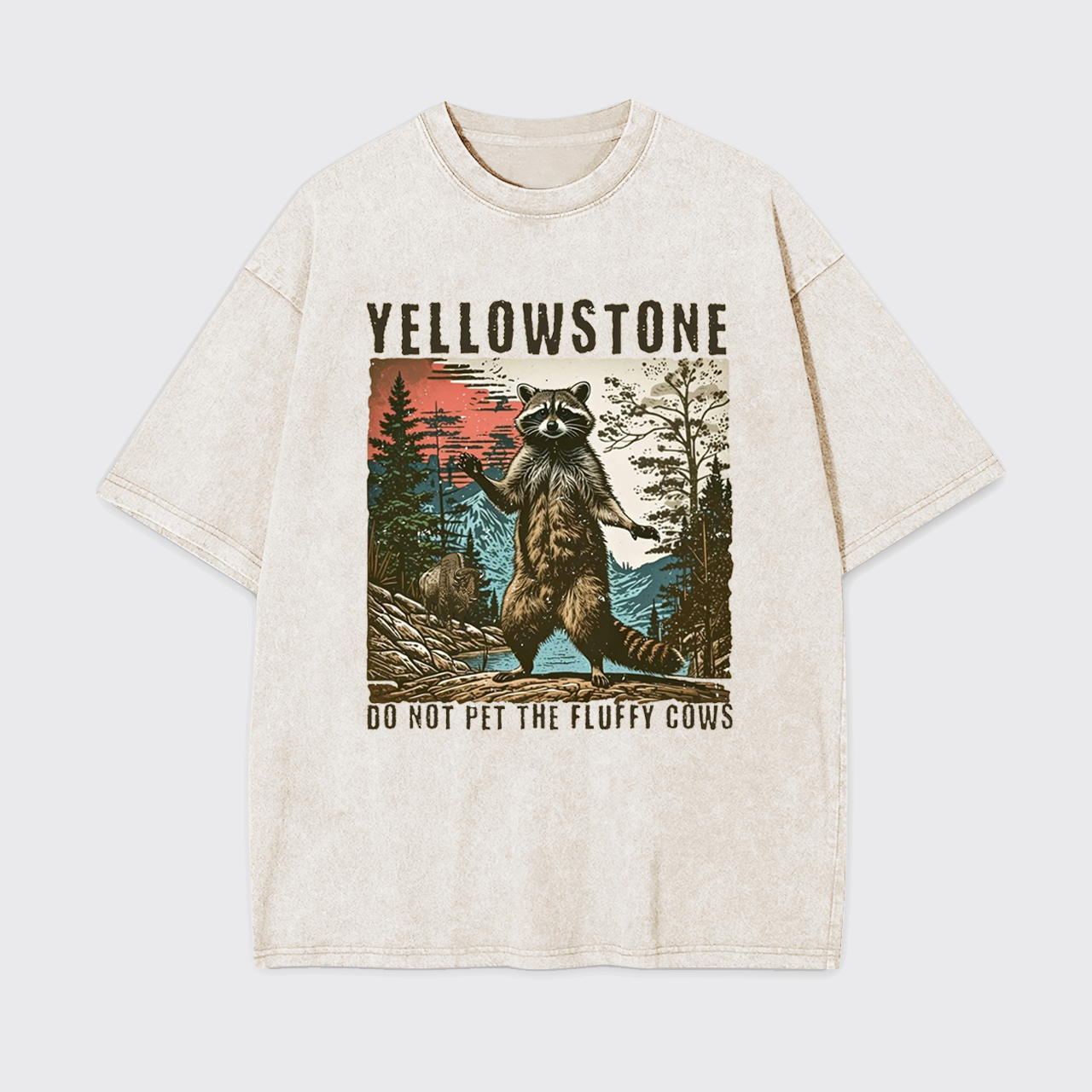 Yellowstone Do Not Pet The Fluffy Cows Garment-dye Tees