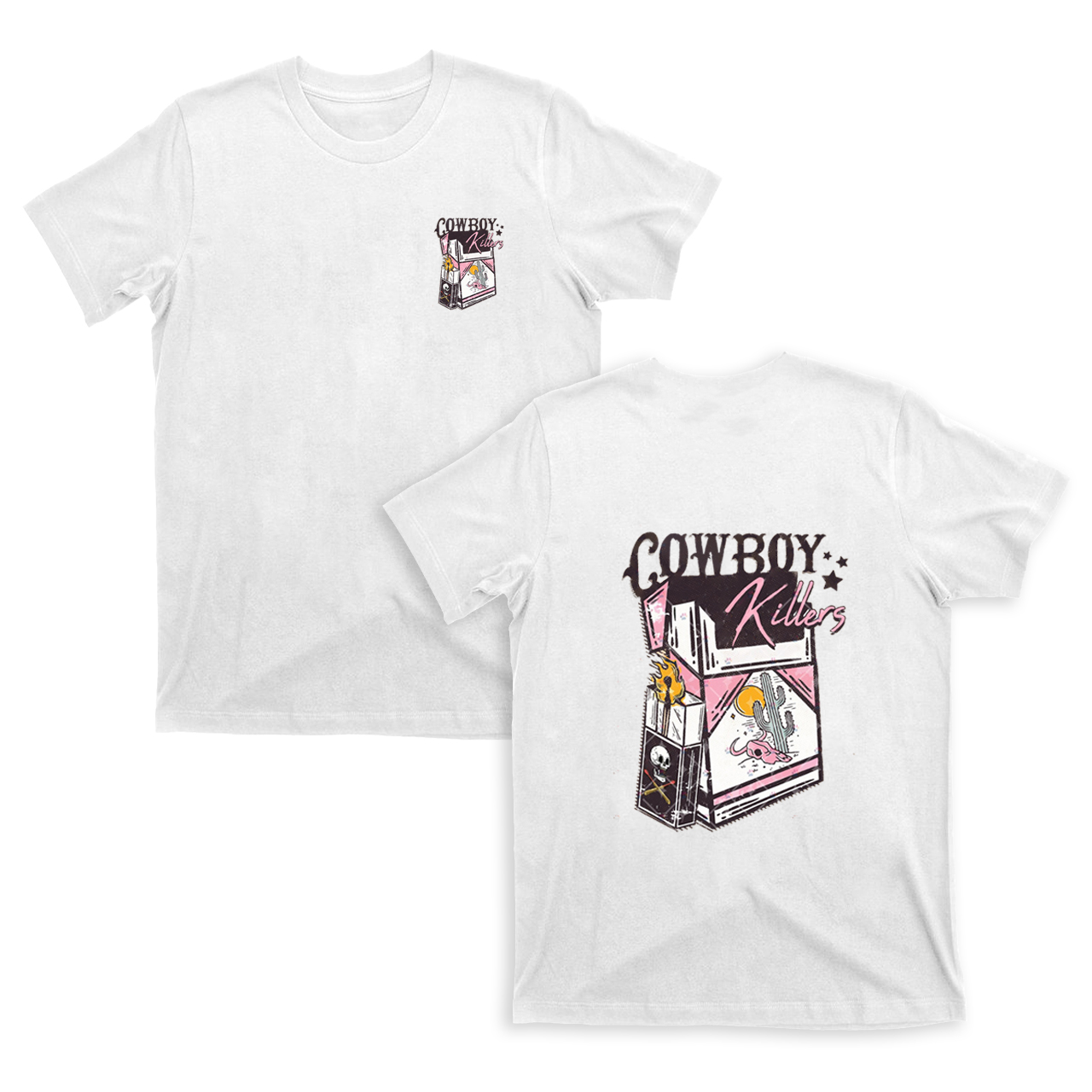 Cowboy Killers Cigarette Case T-Shirt