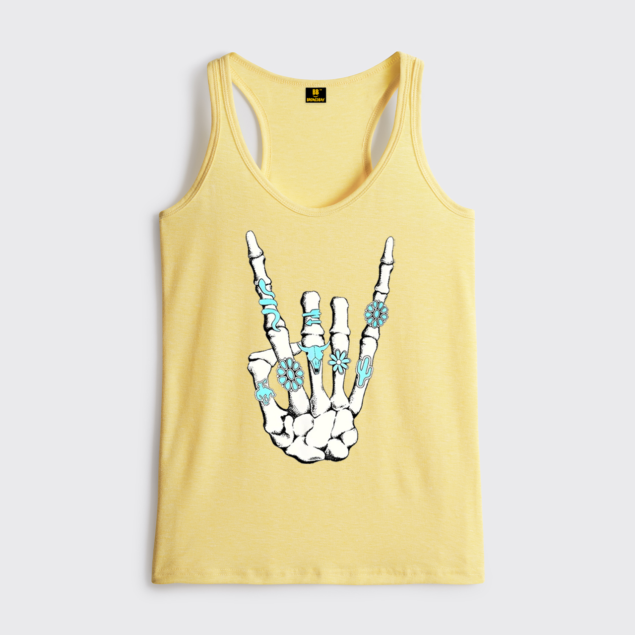 Western Rock On Skeleton Classic Tanks