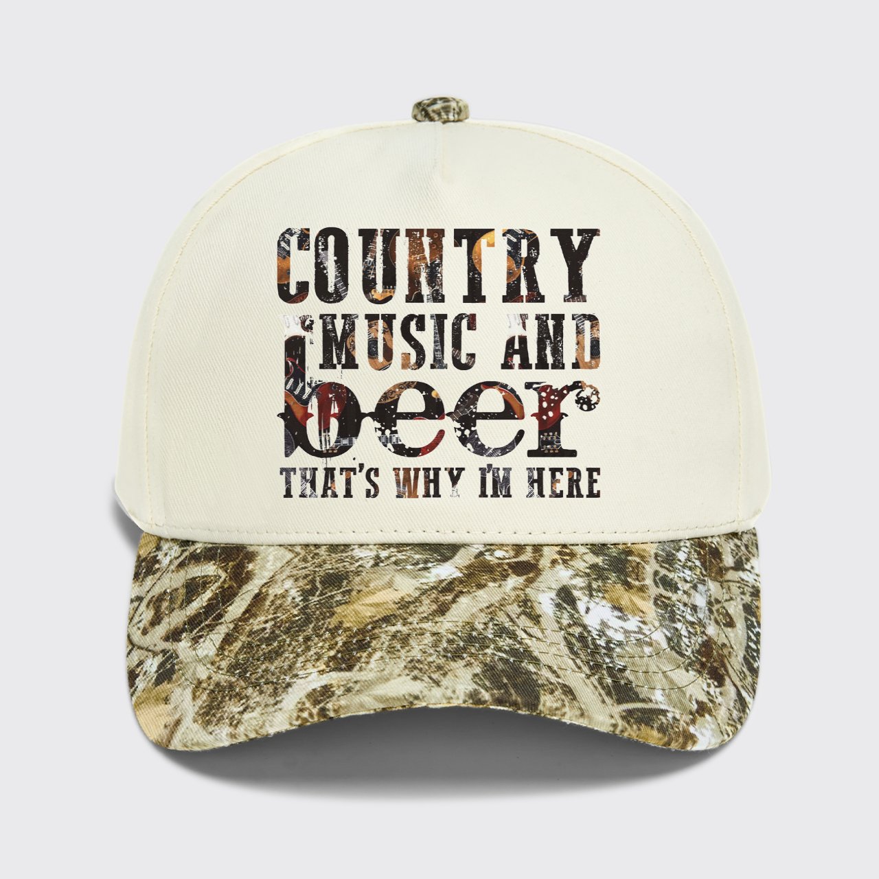 Country Music And Beer That's Why I'm Here Baseball Cap