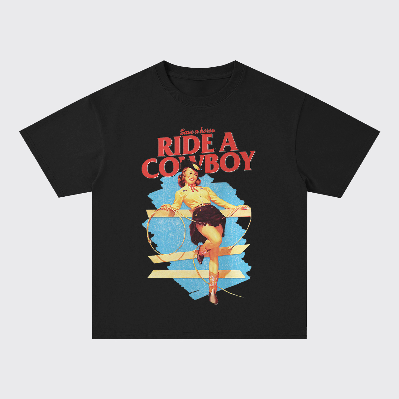 Save A Horse, Ride A Cowboy Oversize T-Shirts