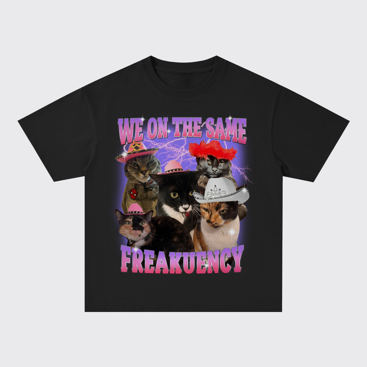 We On The Same Freakuency Oversize T-Shirts