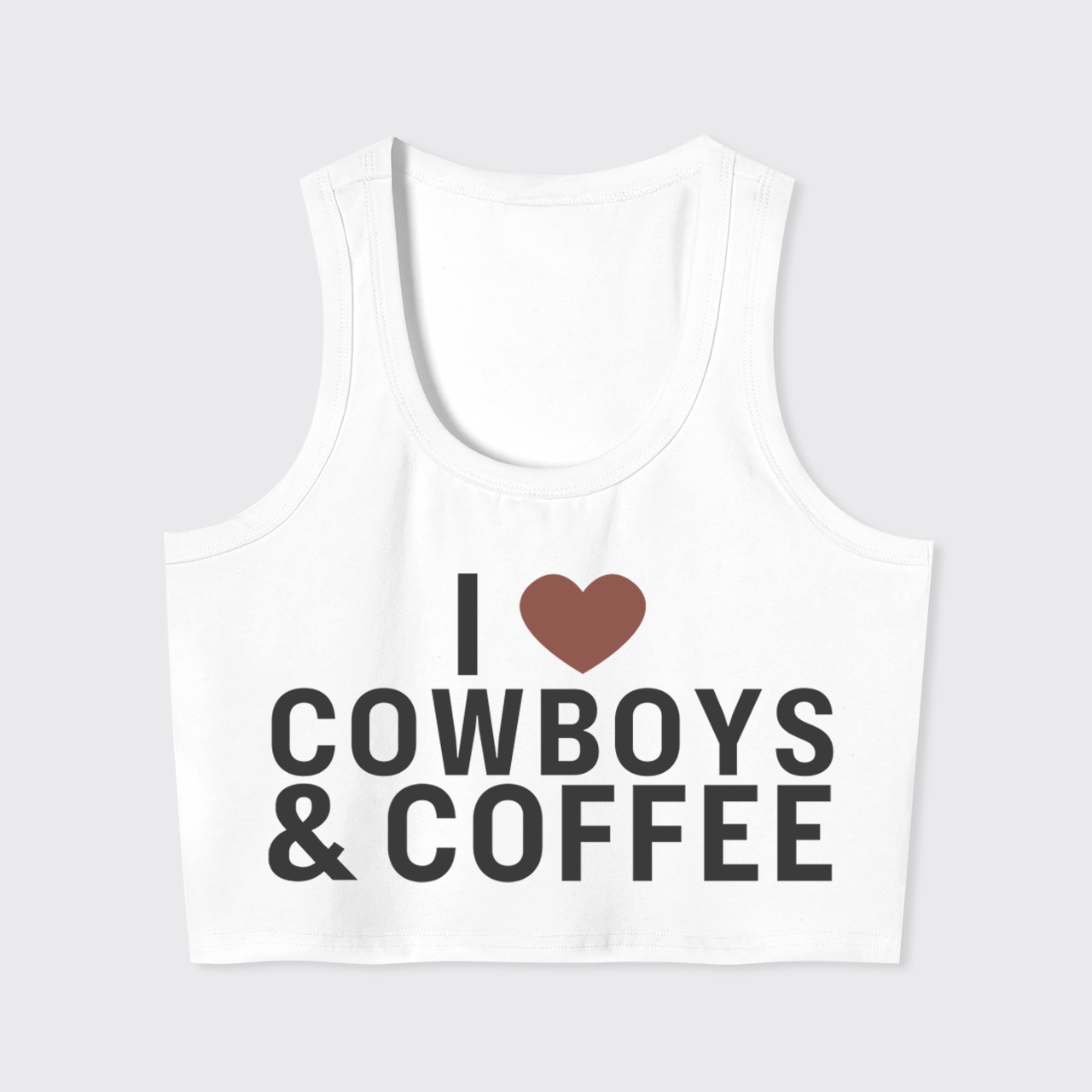 I Love Cowboys And Coffee Tank Top