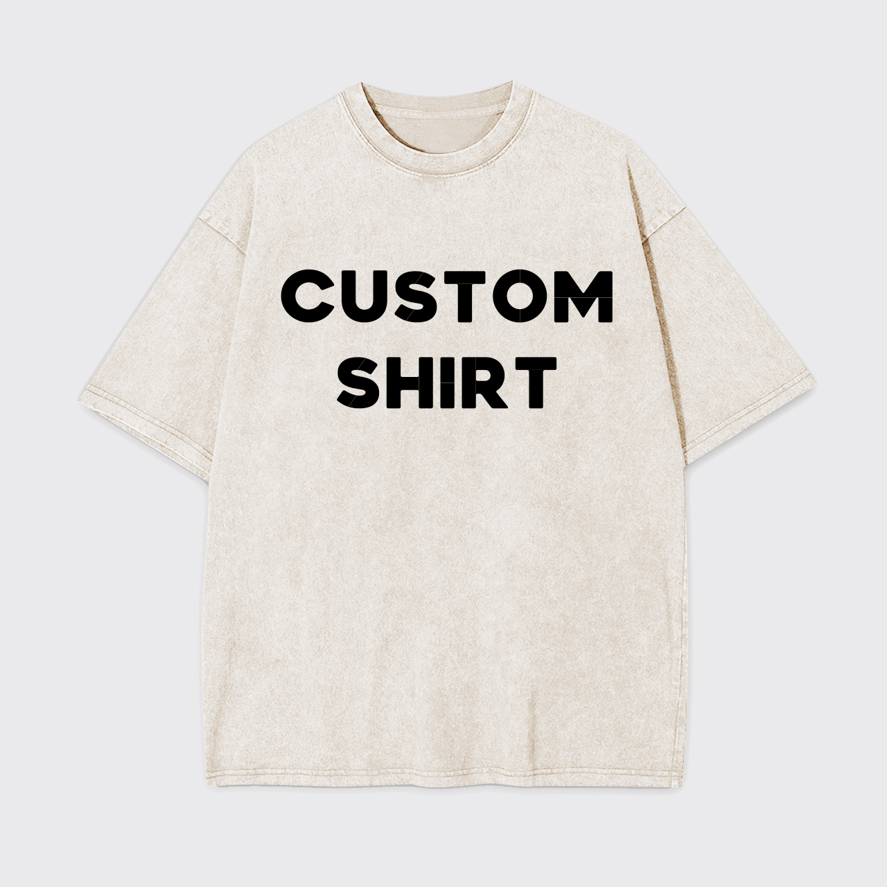 Custom Text Garment-dye Tees