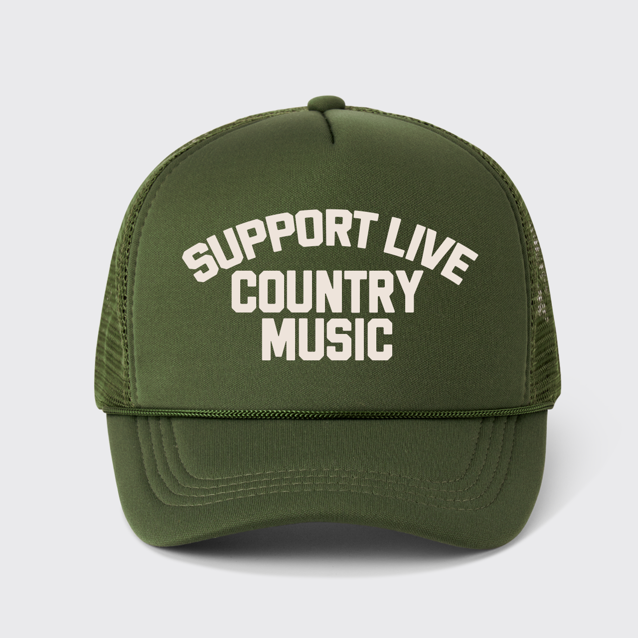 Support Live Country Music Trucker Hat