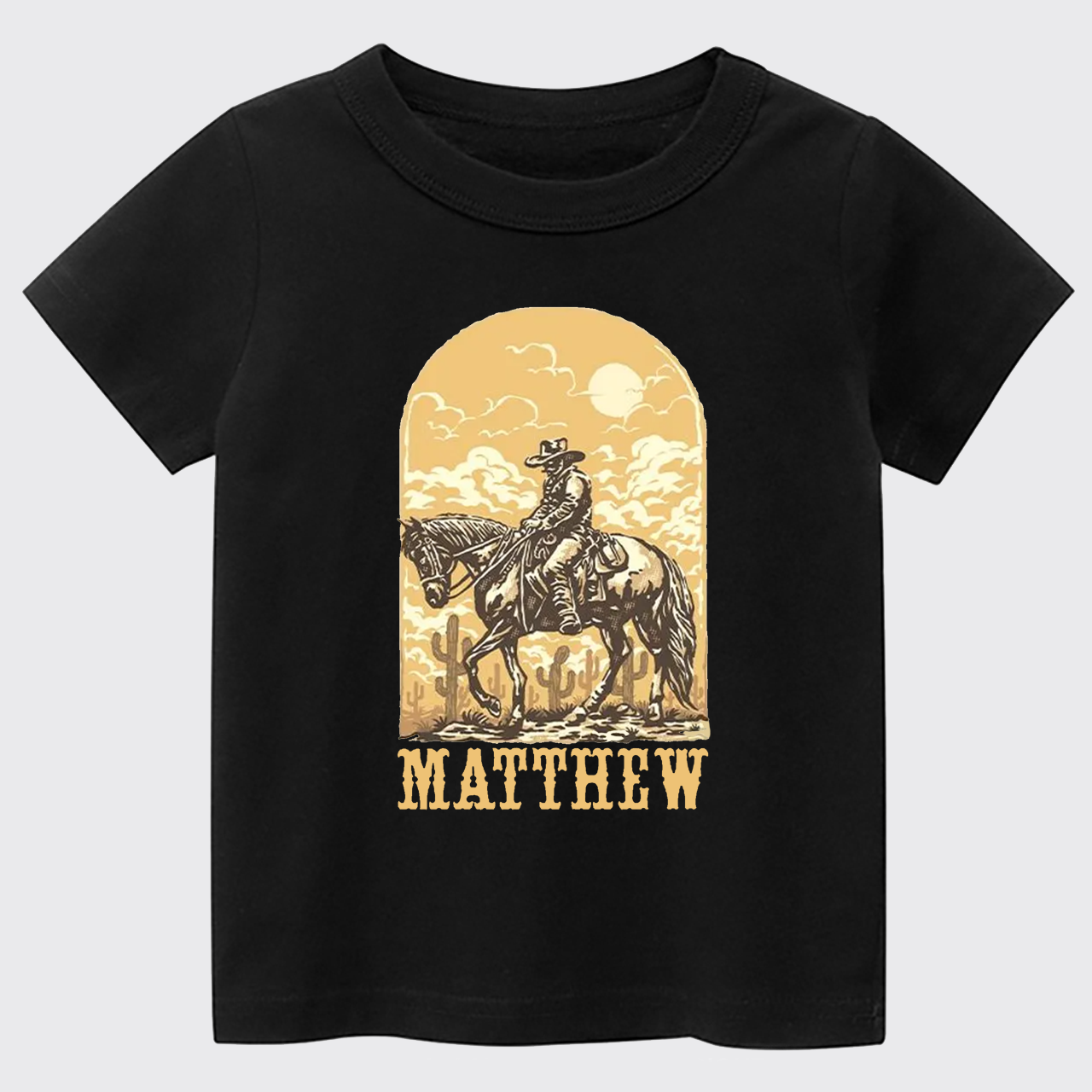Personalized Cowboy Kids T-shirt