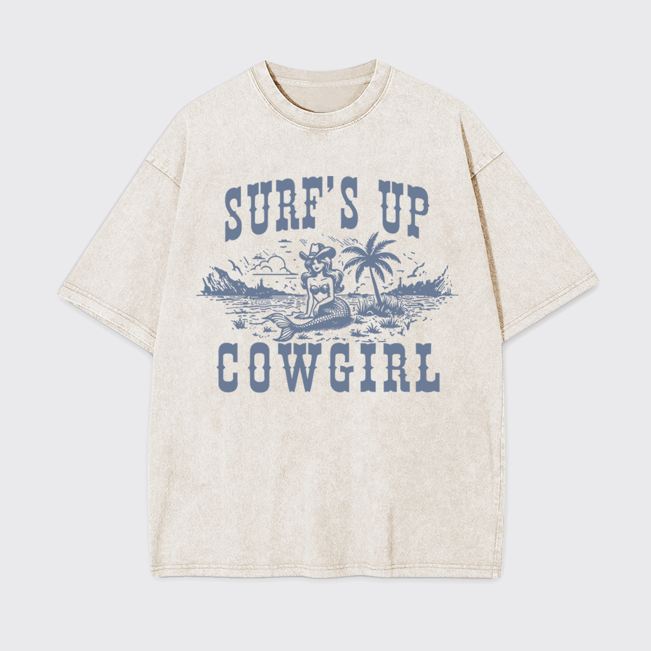 Surf's Up Cowgirl Garment-dye Tees
