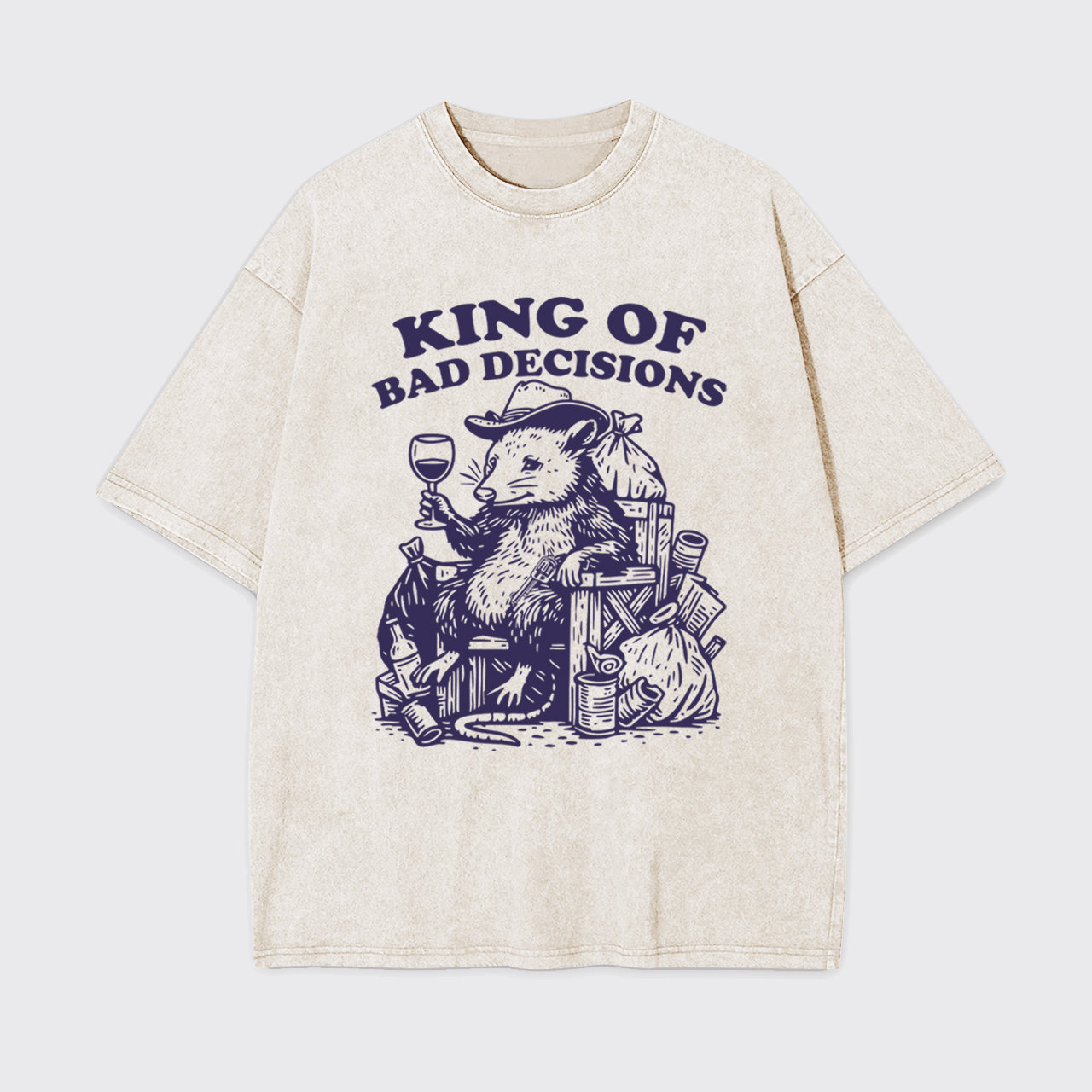 King Of Bad Decisions Garment-dye Tees