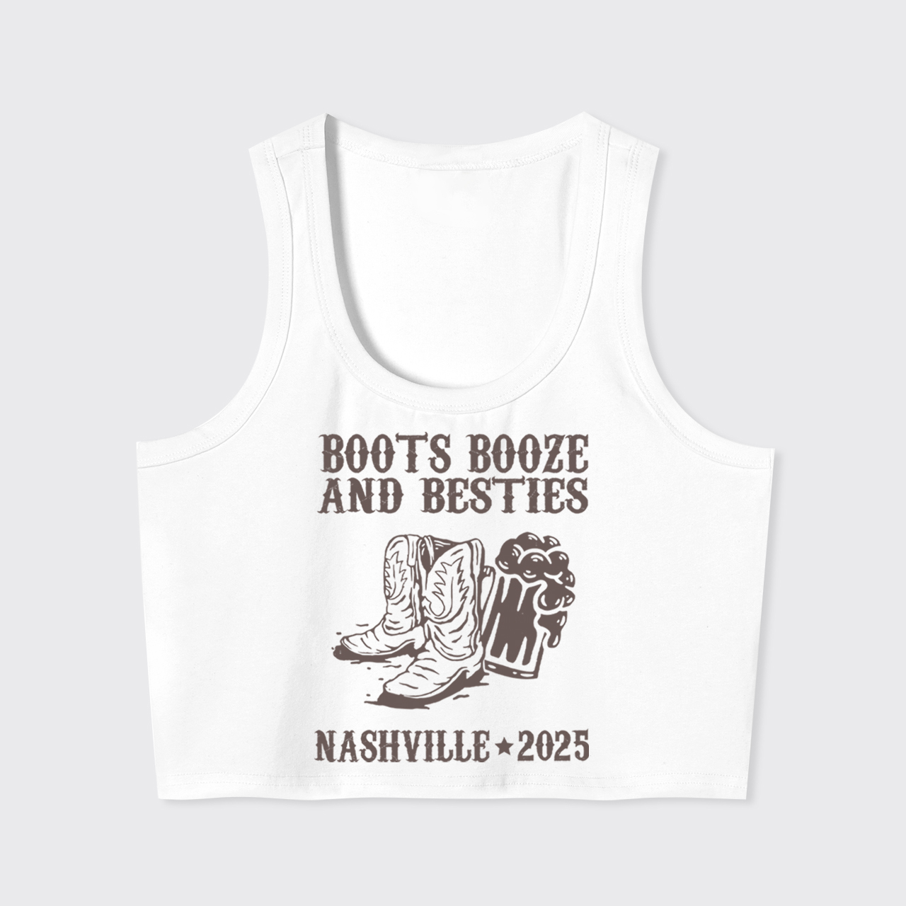 Boots Booze And Besties Tank Top