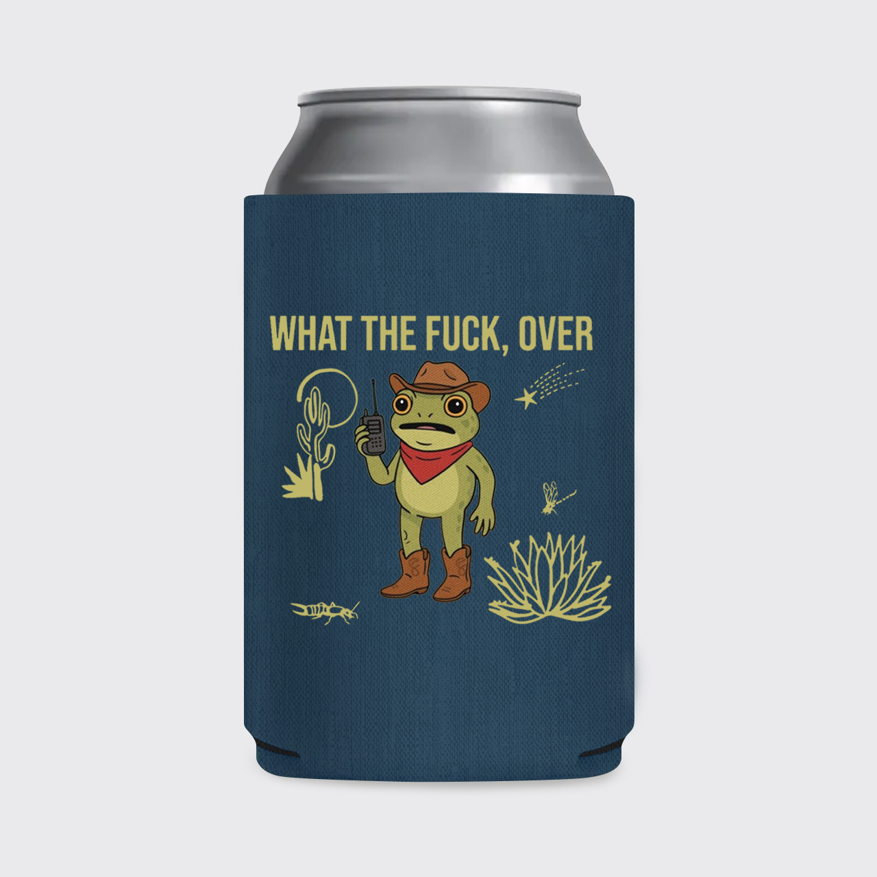 What The Silly Frog Over Koozie