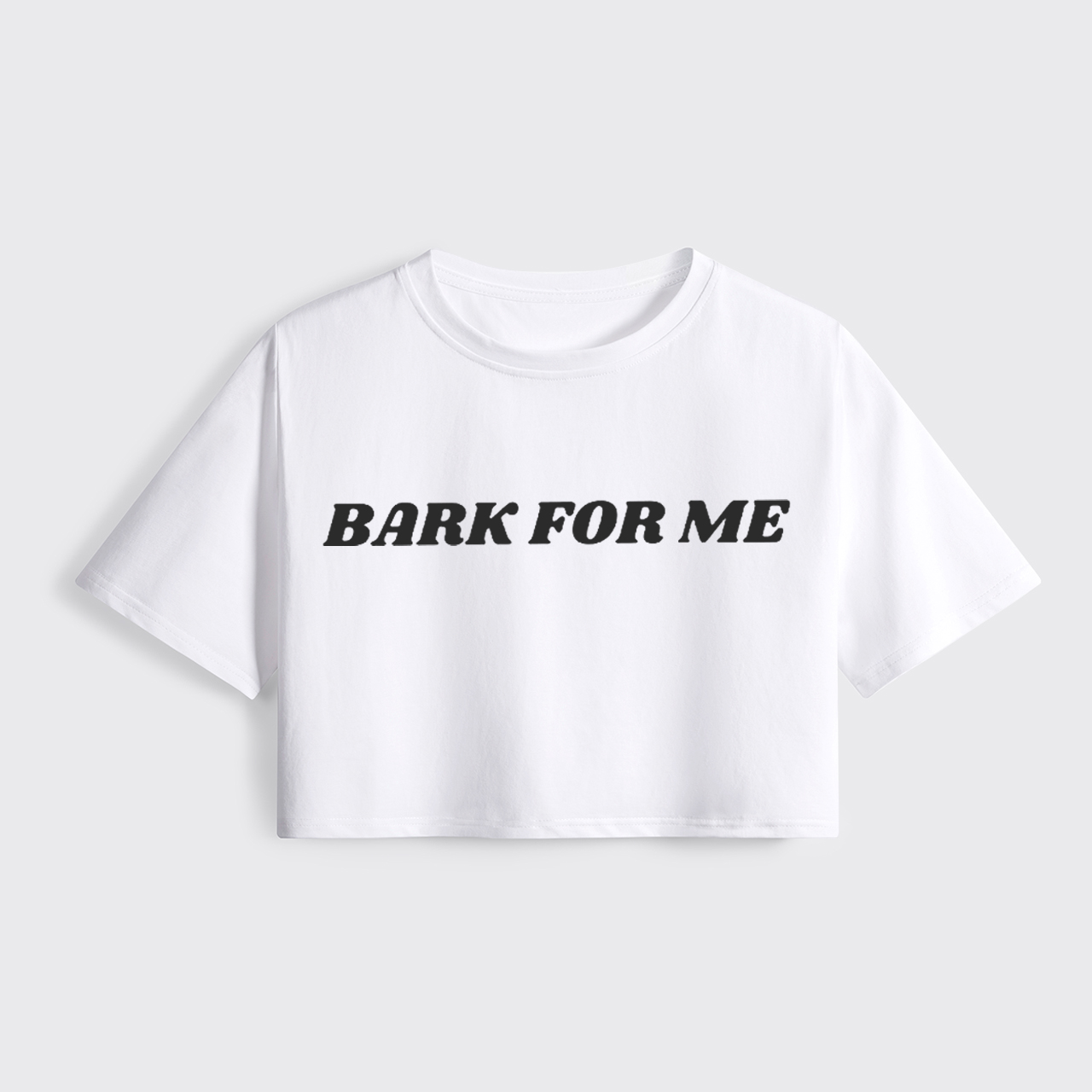 Bark For Me Cropped Boxy Tee