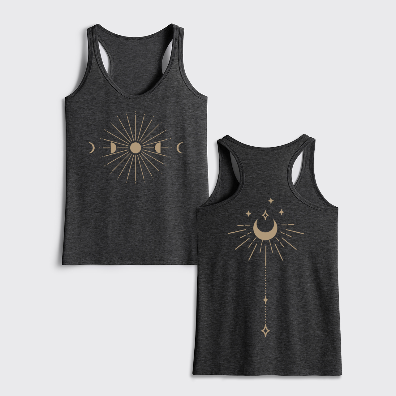 Mystical Moon Phase Classic Tanks
