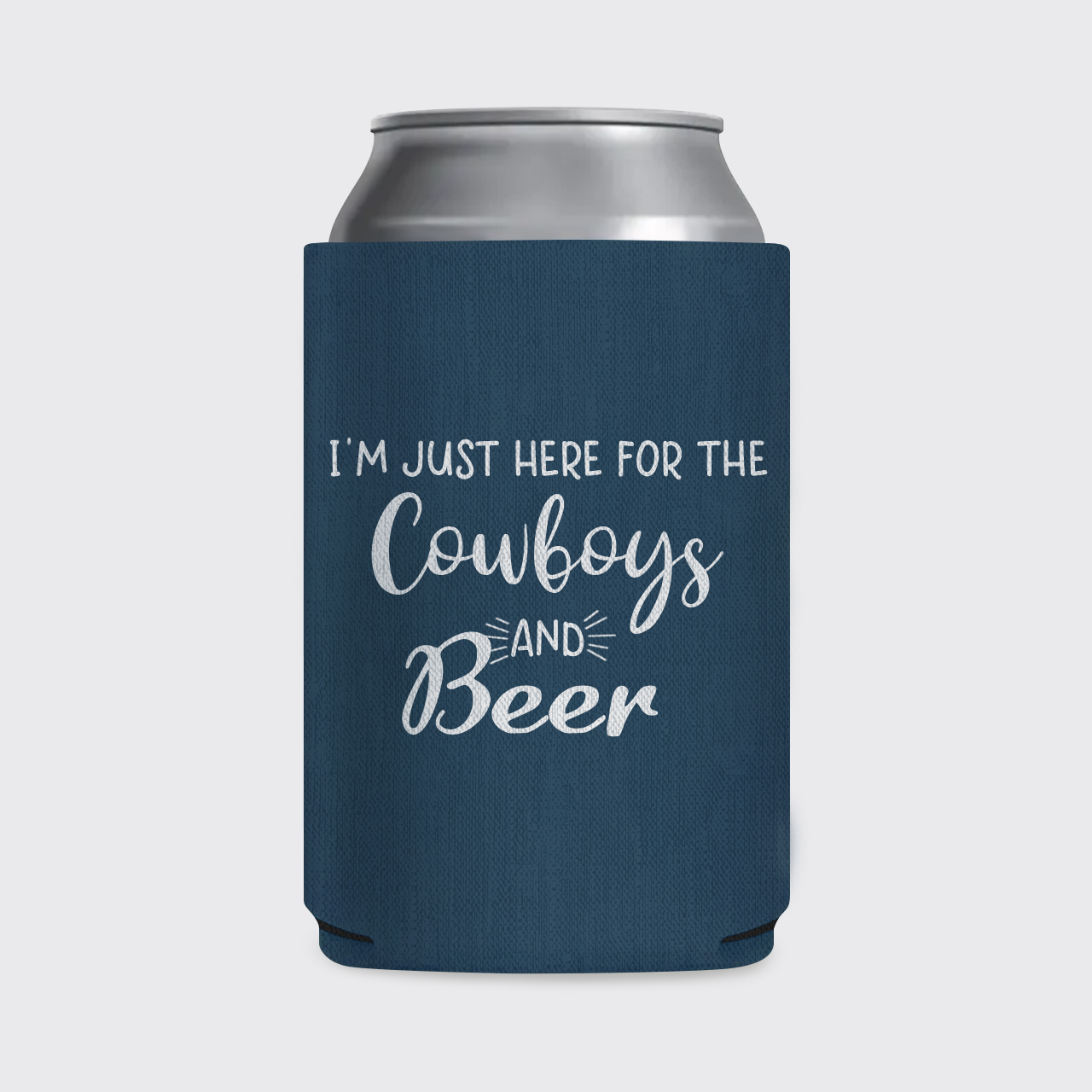 Western Cowboys And Beer Koozie