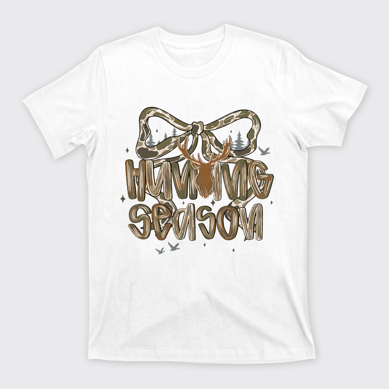 Hunting Season Camo Deer T-Shirts