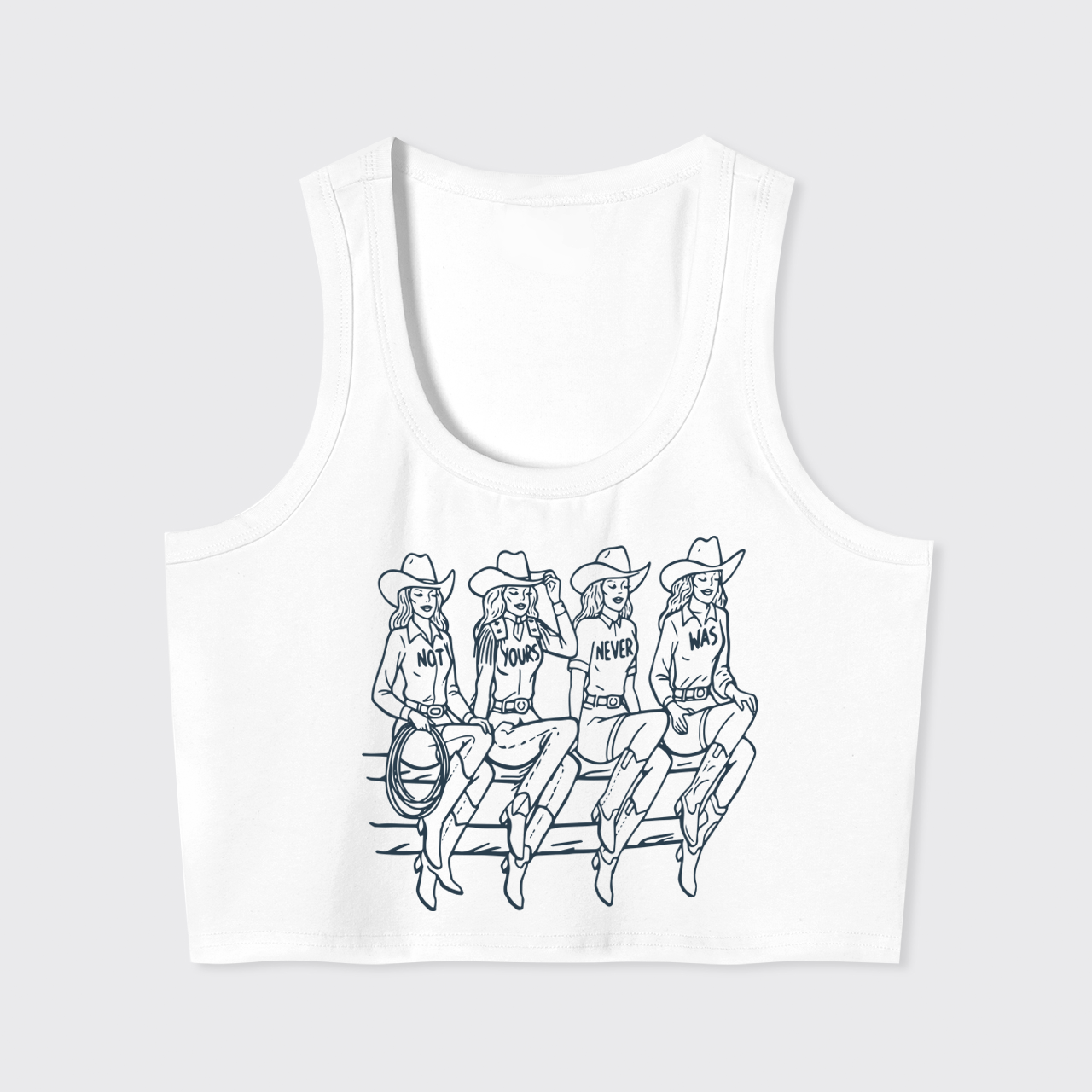 Not Yours Cowgirl Tank Top