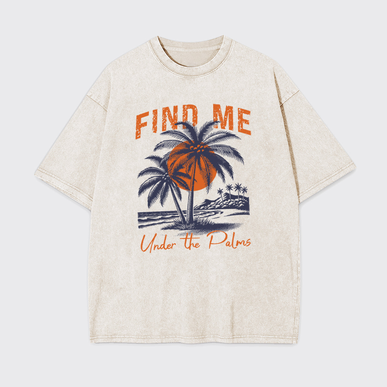 Beach Summer Tropical Garment-dye Tees