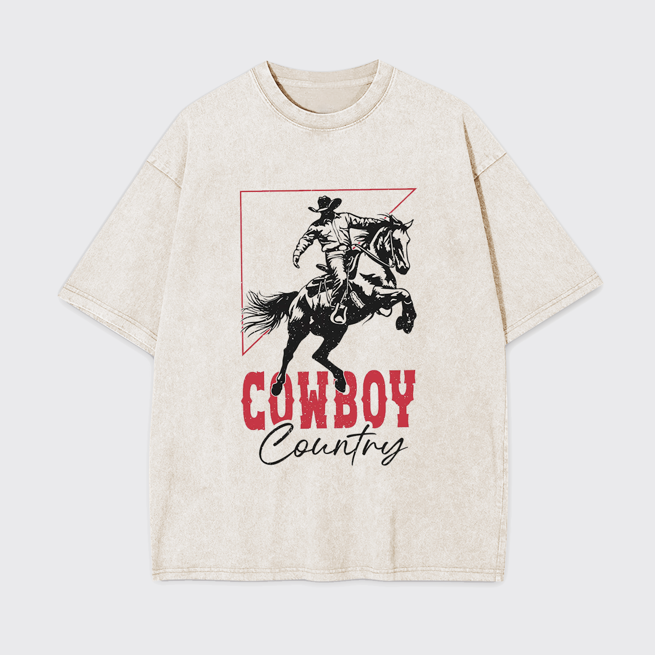 Western Cowboy Country Garment-dye Tees