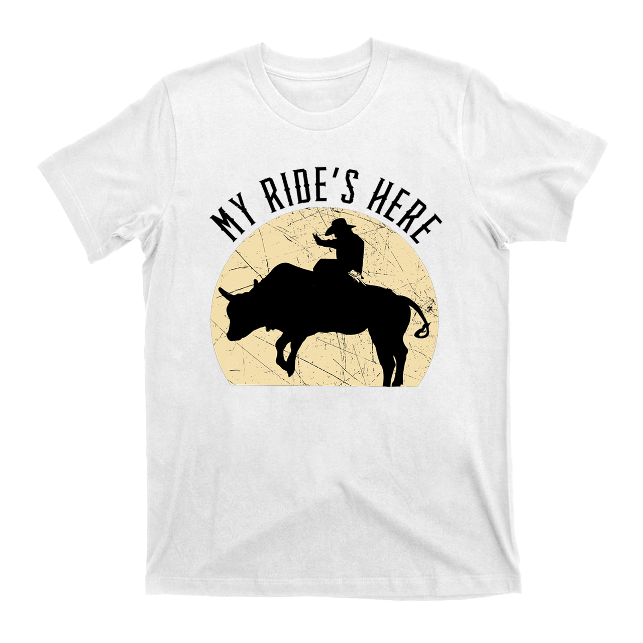 My Rides Here Cowboy T-Shirts