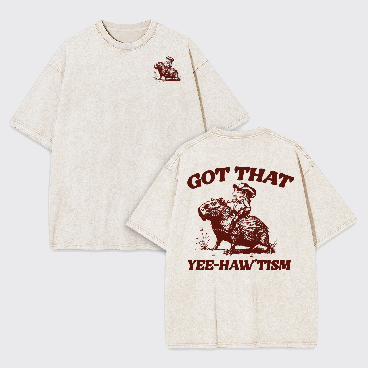 Got That Yee-Haw Tism Garment-dye Tees