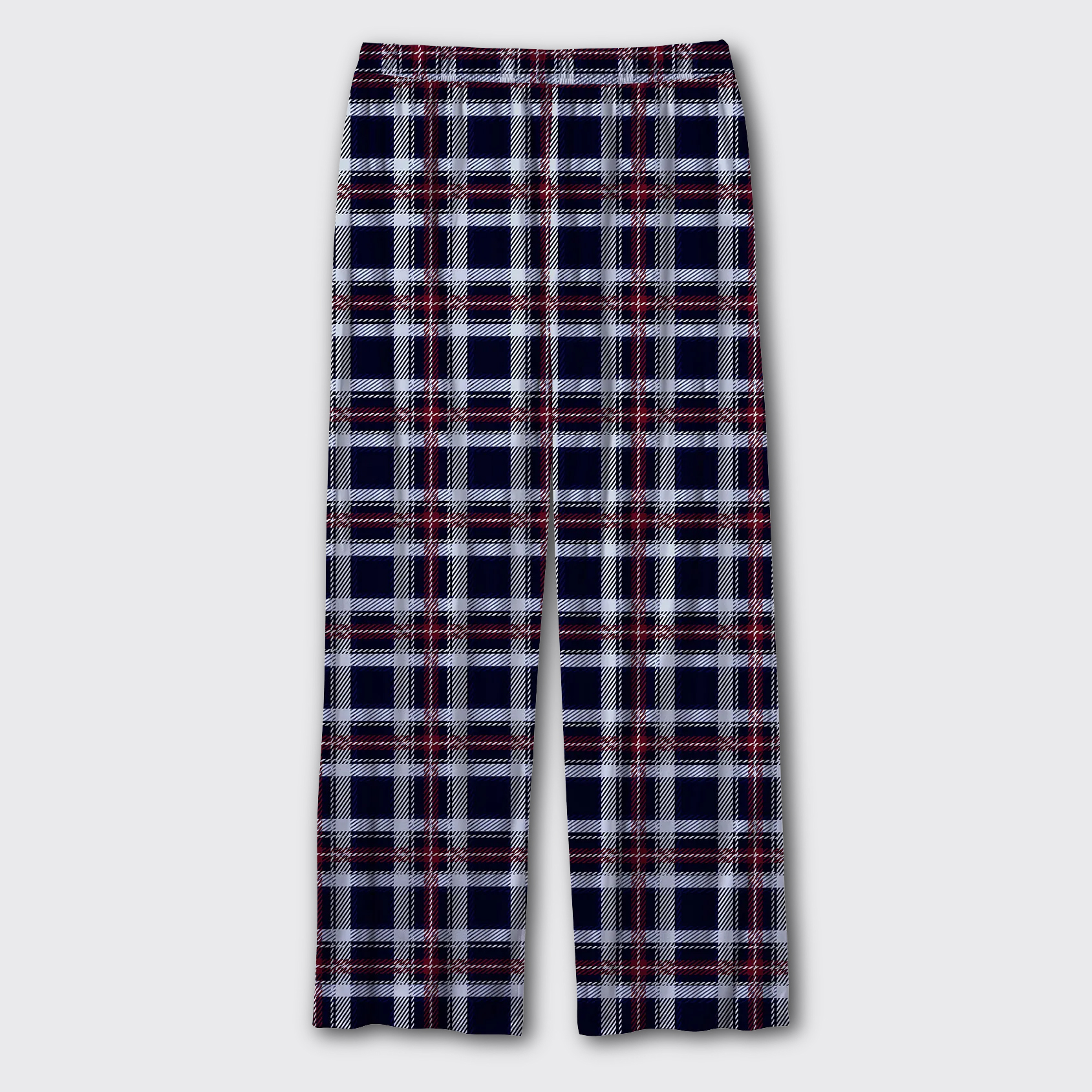 Black Classic Plaid Pajama Pants