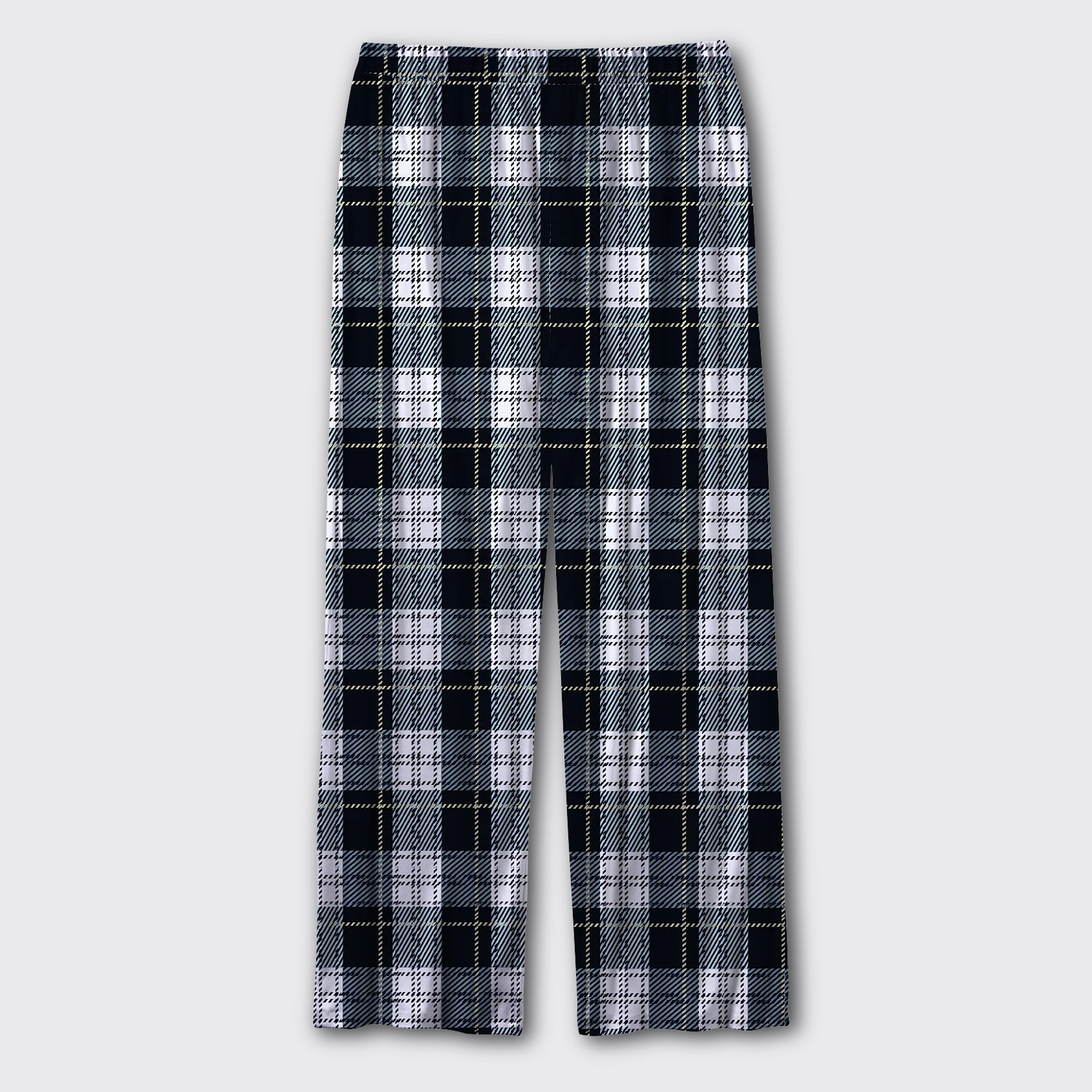 Black Plaid Pajama Pants