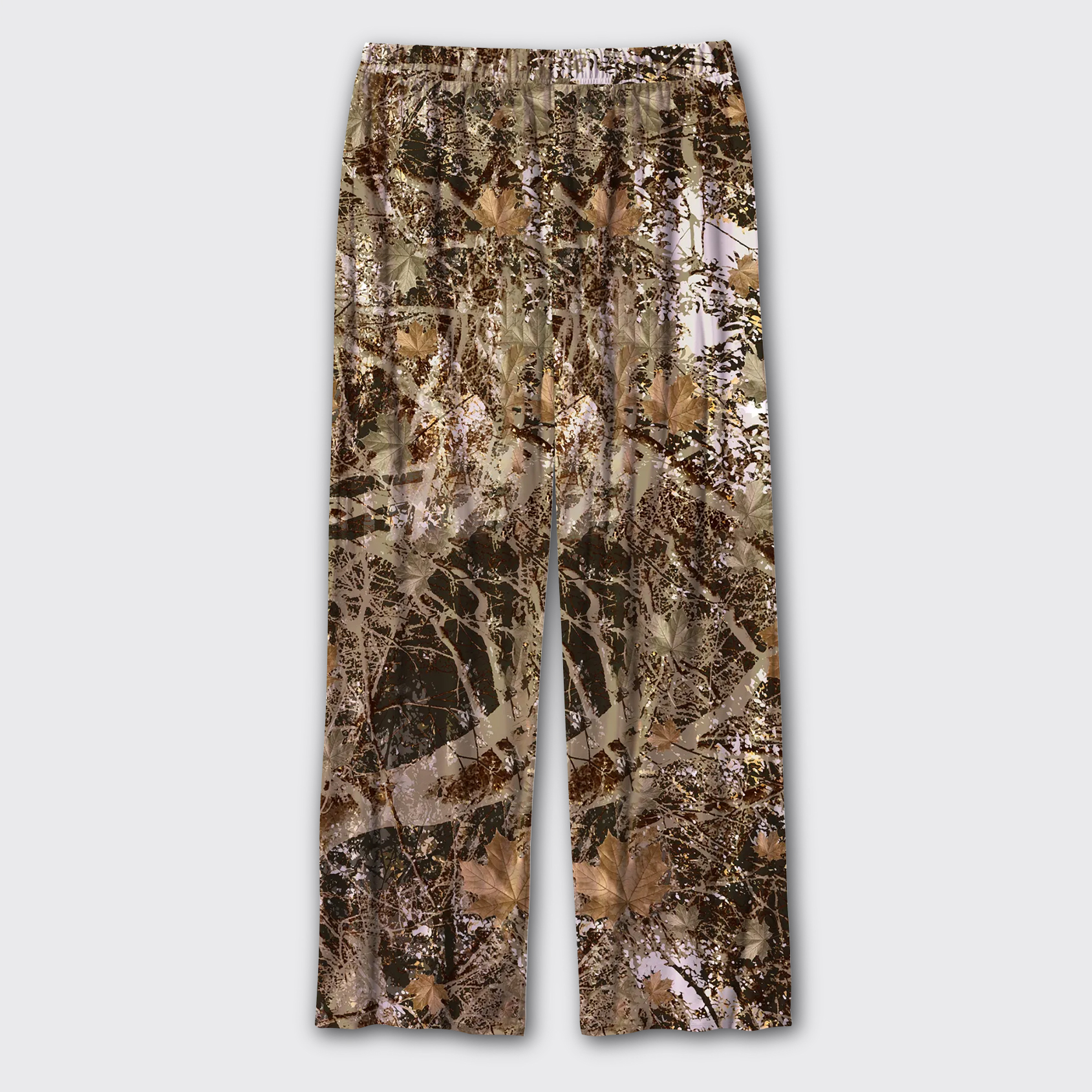 Brown Forest Camo Pajama Pants