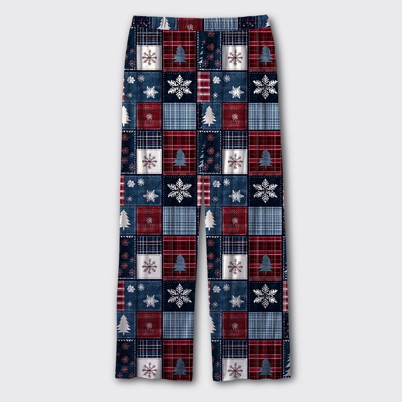 Christmas Patchwork Plaid Pajama Pants