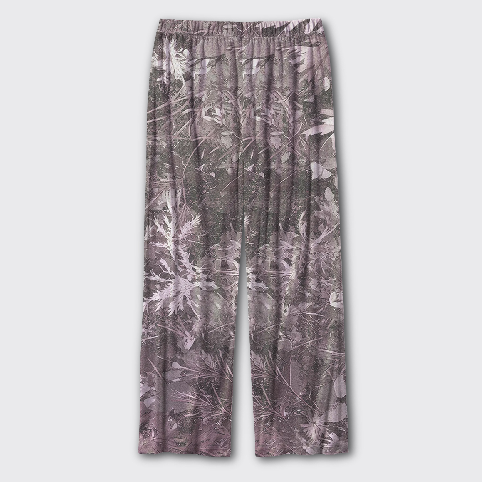 Gray Forest Camo Pajama Pants