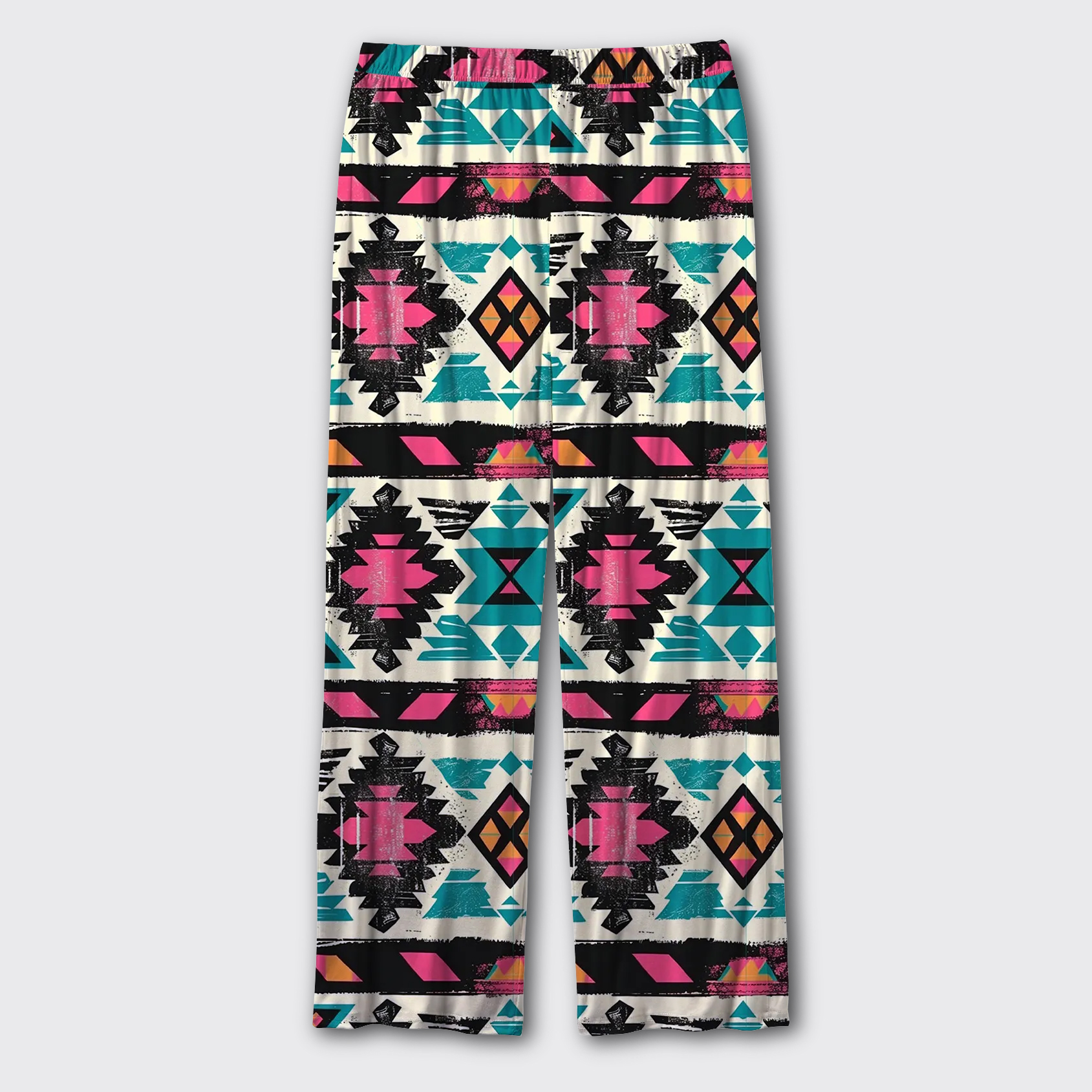 Vibrant Aztec Style Pajama Pants