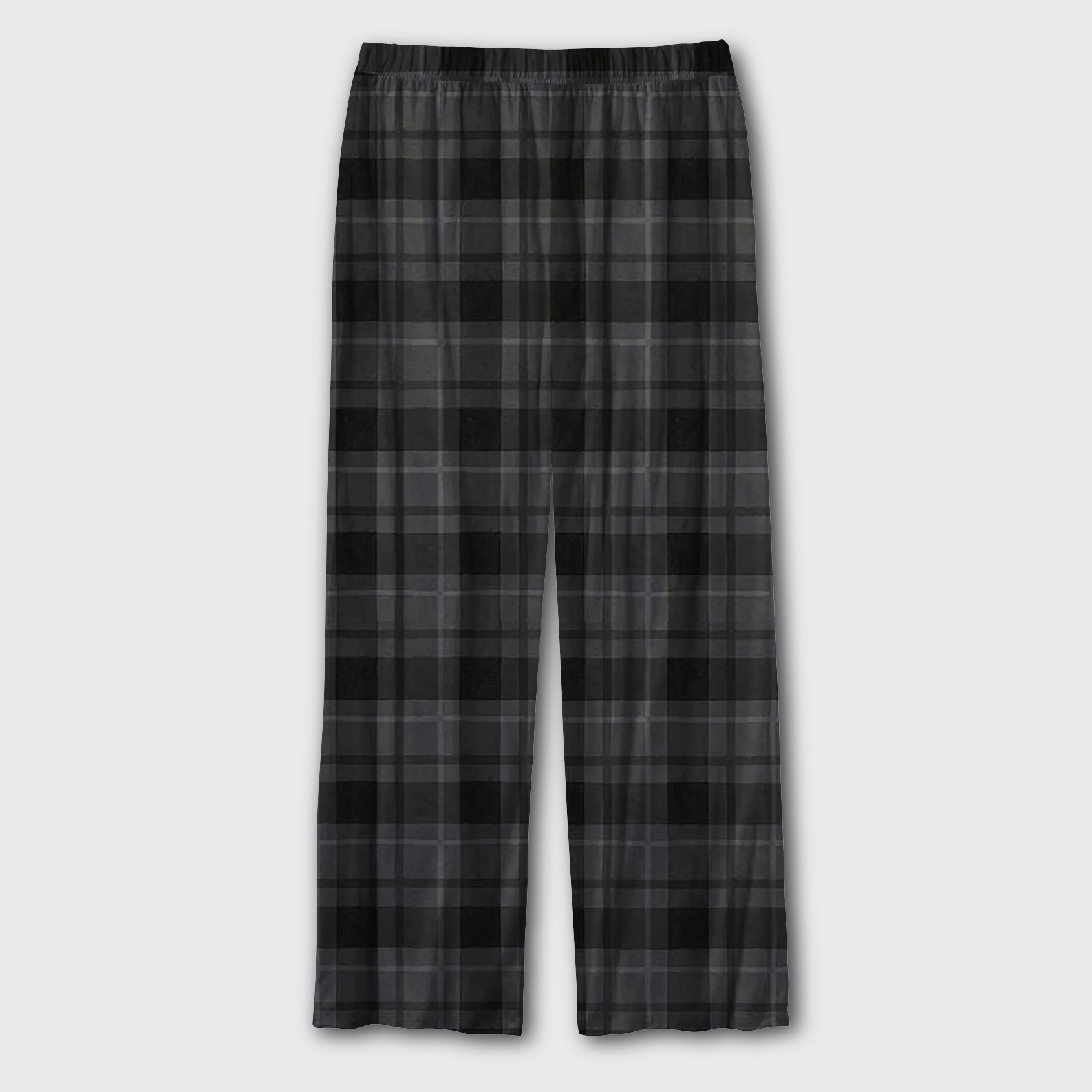 Charcoal Plaid Pajama Pants