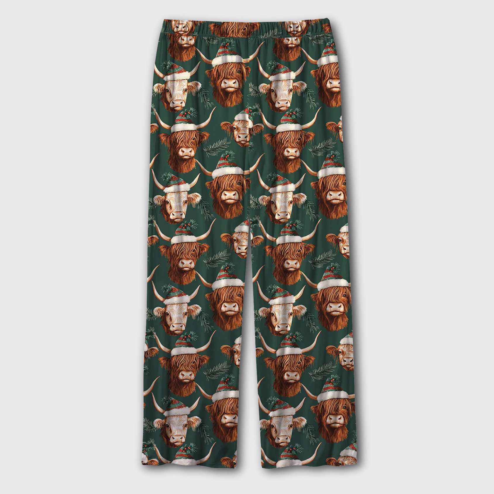 Christmas Funny Cows Pajama Pants