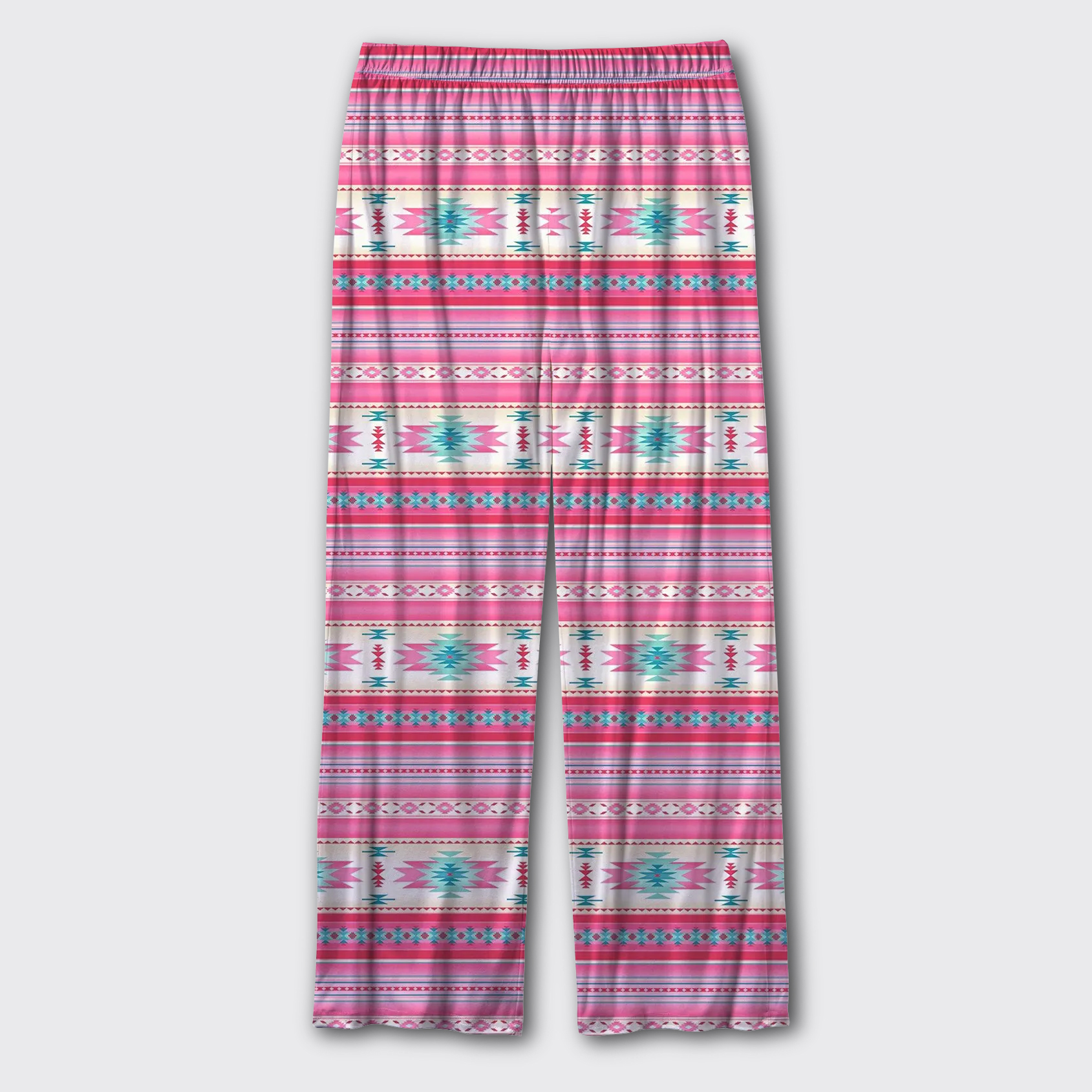 Pink Aztec Pajama Pants