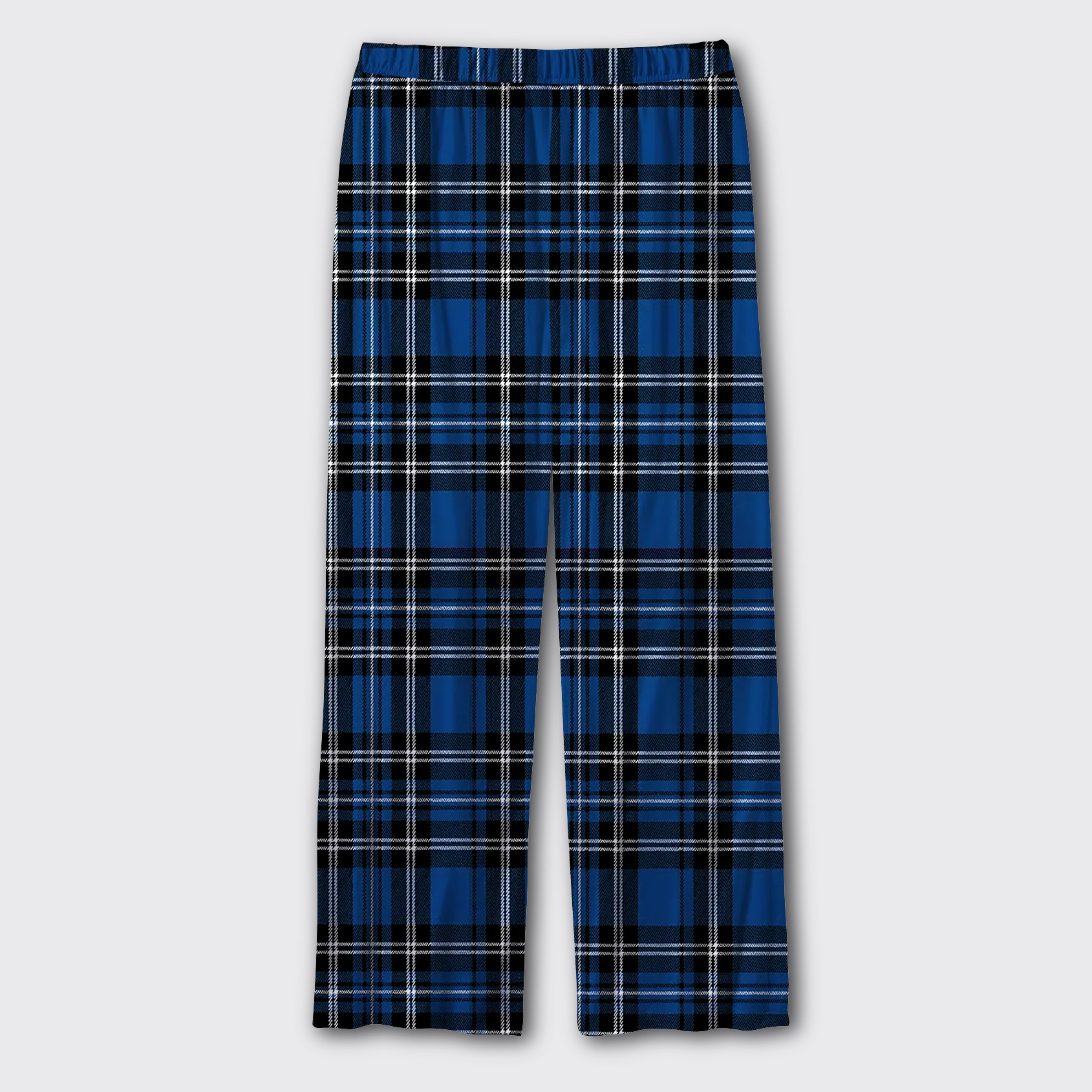 Royal Blue Plaid Pajama Pants