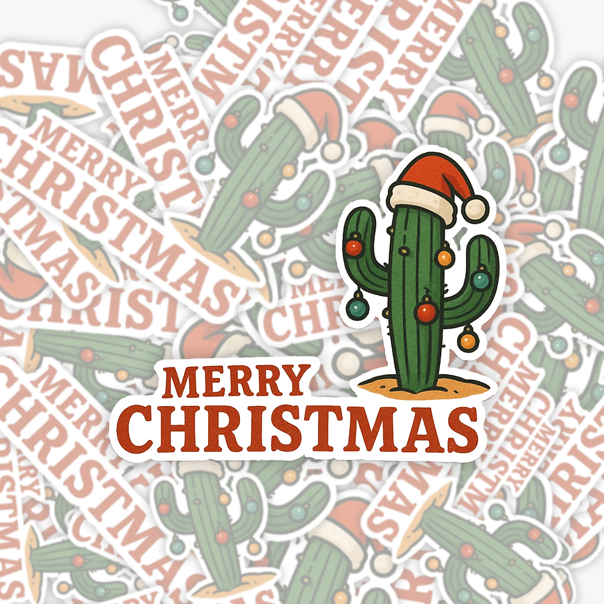 Cowboy Merry Christmas_Cowboybay Sticker