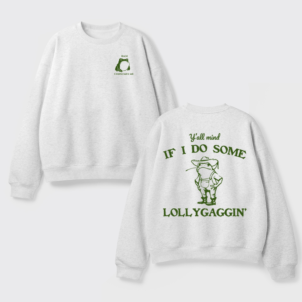 Rage Consumes Me Fleece Sweatshirt