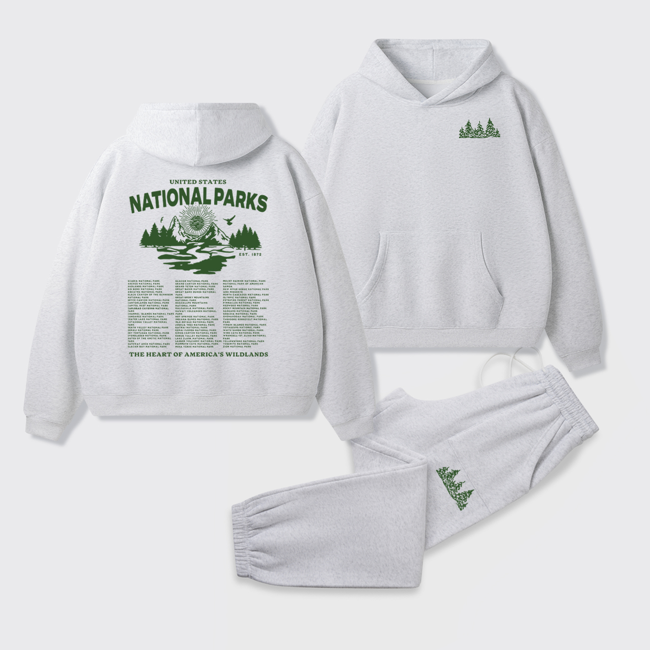 Protect Our National Parks Fleece Hoodie Set