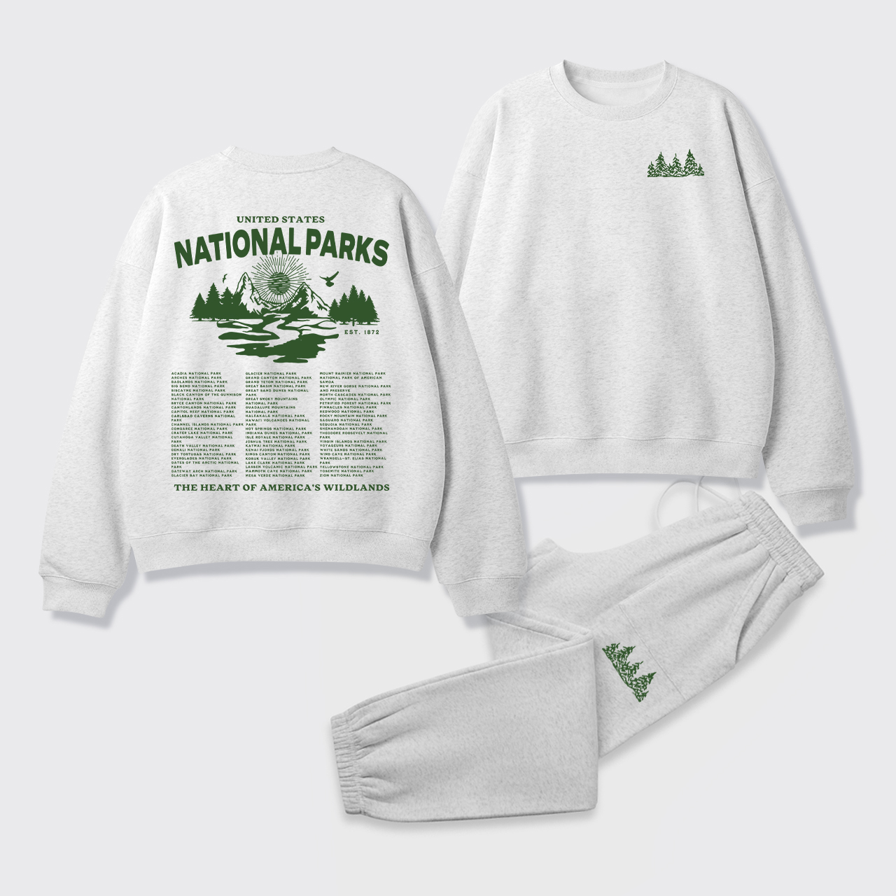 Protect Our National Parks Fleece Sweatshirt Set