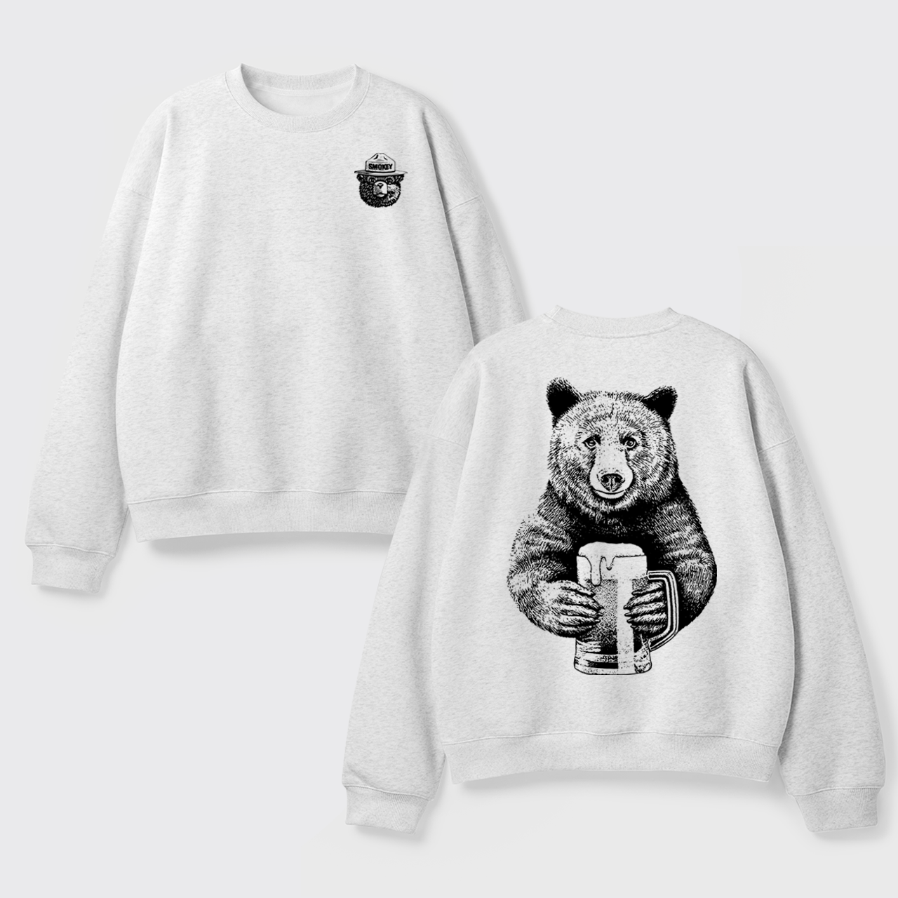 Smokey The Bear Fleece Sweatshirt