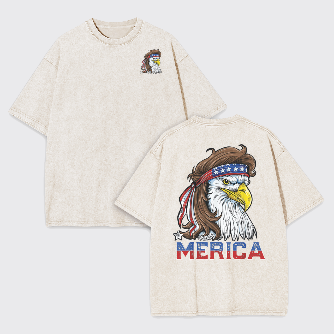 Patriotic-4th Of July Garment-dye Tees
