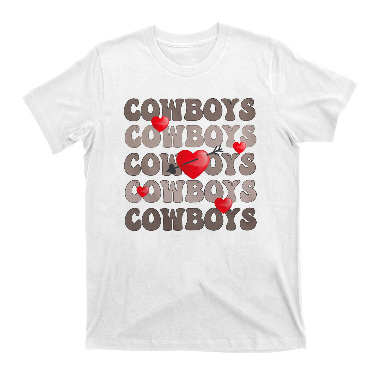 Howdy Cowboy Sweetheart Valentine  T-Shirts