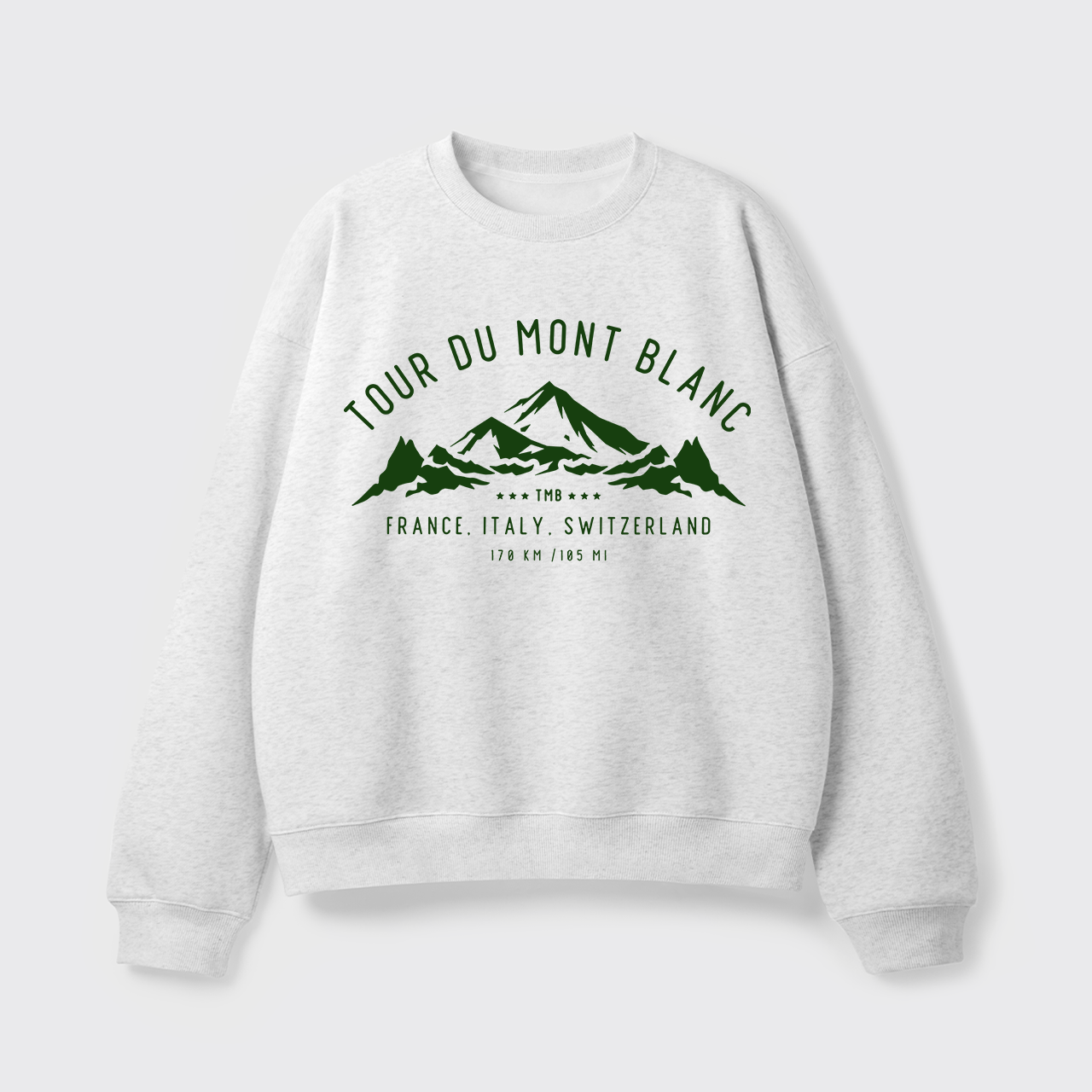 Tour Du Mont Blanc Fleece Sweatshirt