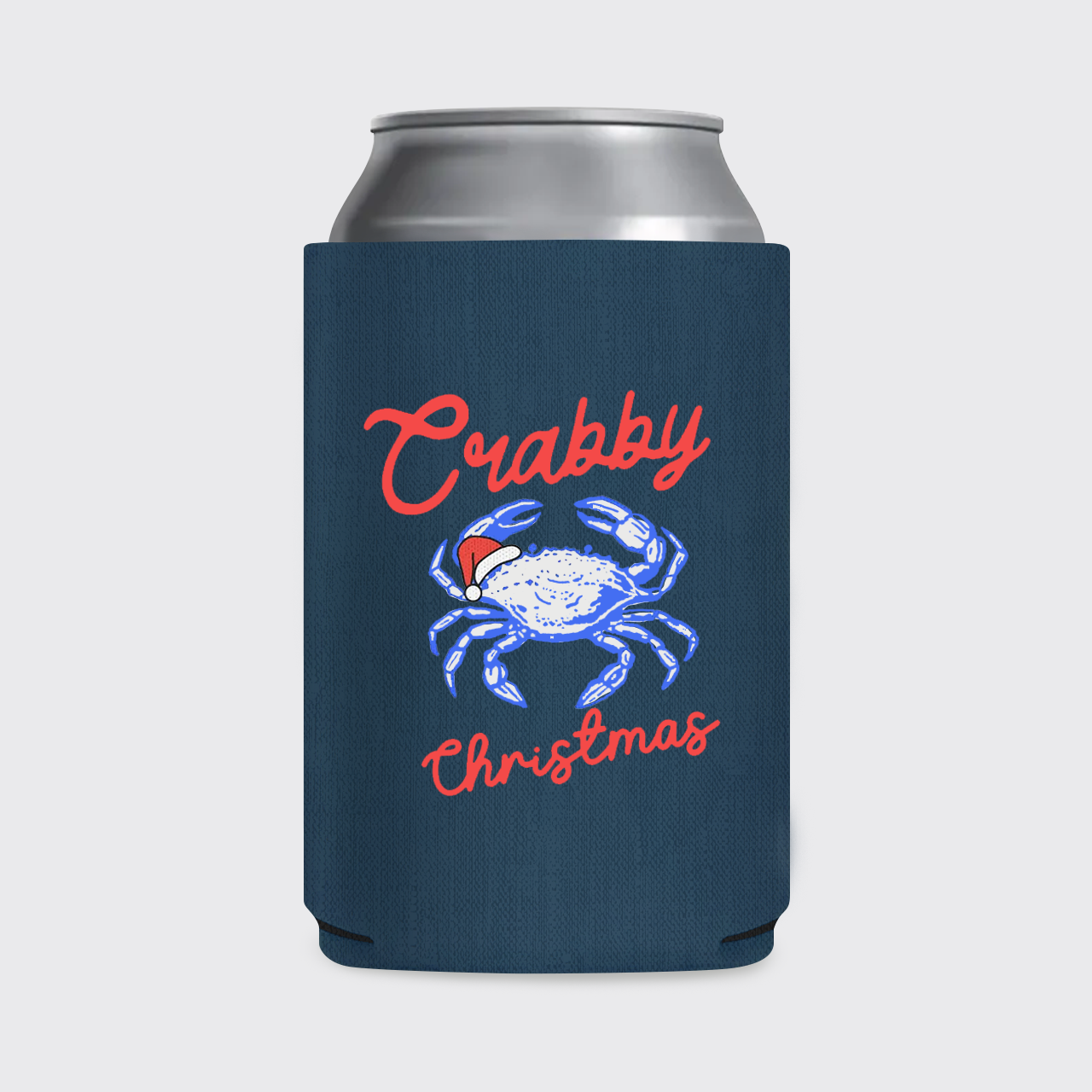 Crabby Christmas Koozie