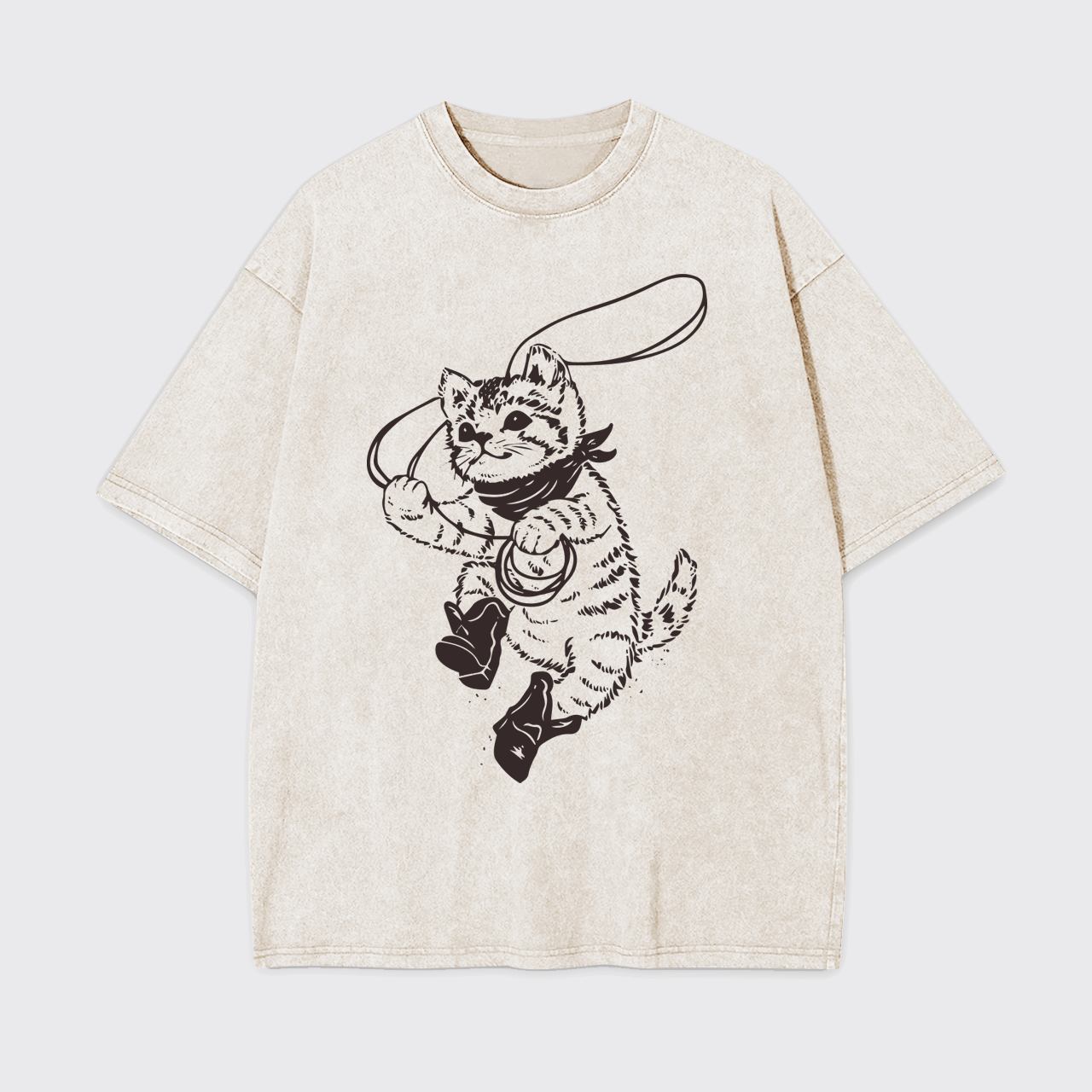 Wild West Kitty Garment-dye Tees