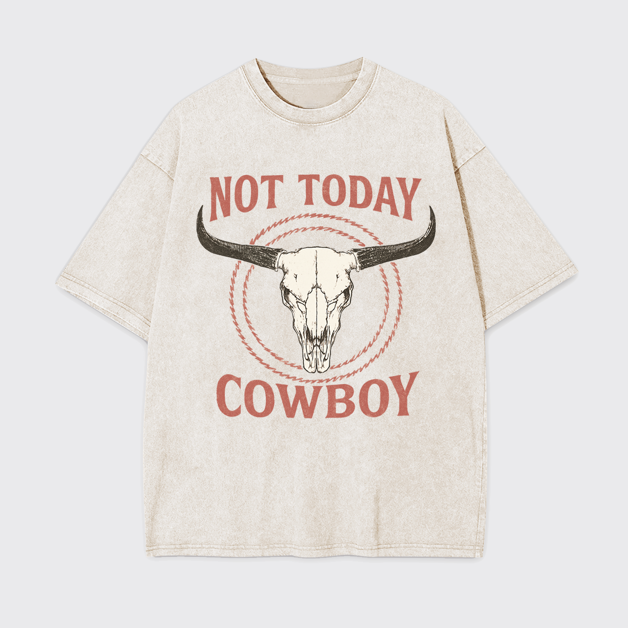 Not Today Cowboy Garment-dye Tees