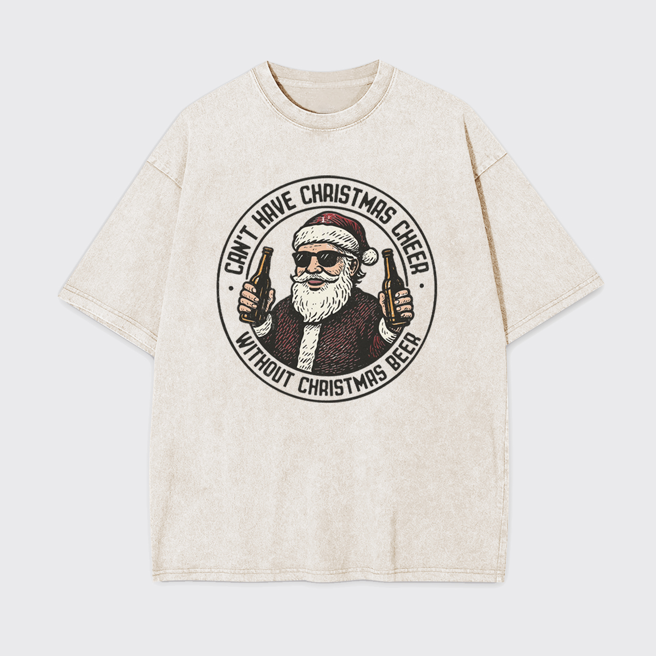 Can’t Have Christmas Cheer Without Christmas Garment-dye Tees