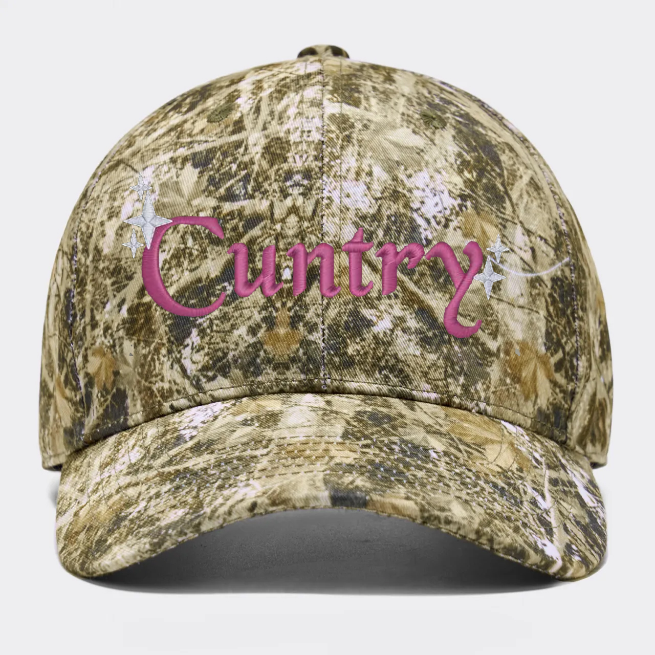 Cuntry Mossy Oak Camo Baseball Hat