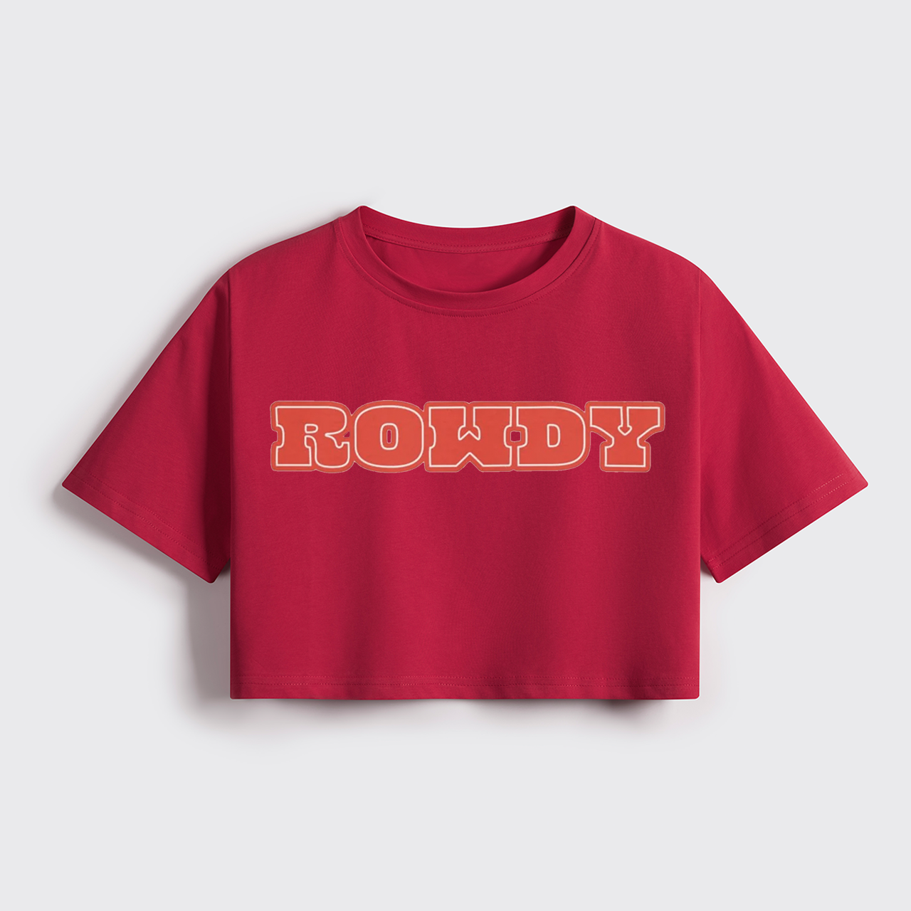 Rowdy Western 90s Cropped Boxy Tee