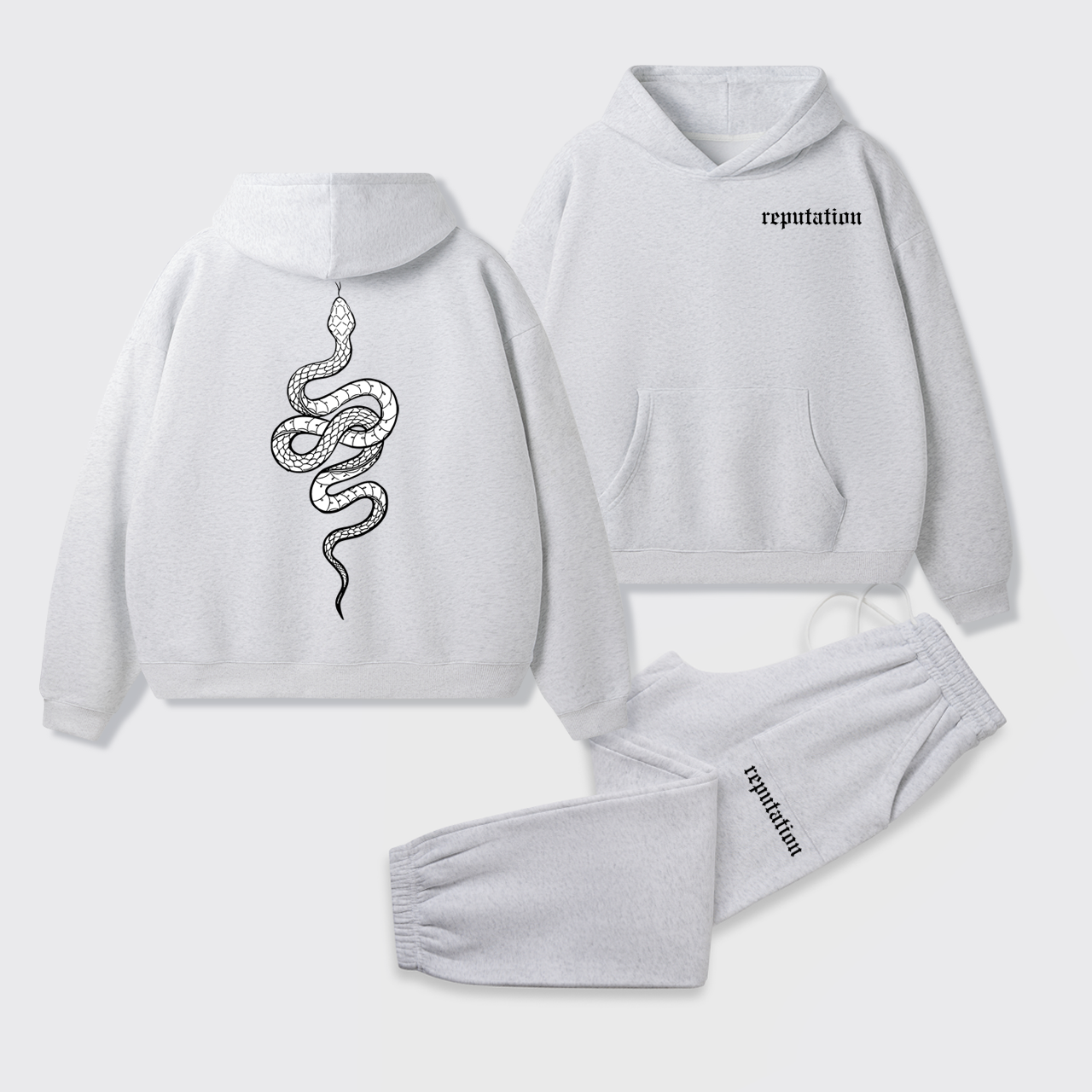 Fleece Reputation Look What You Made Me Do Hoodie Set