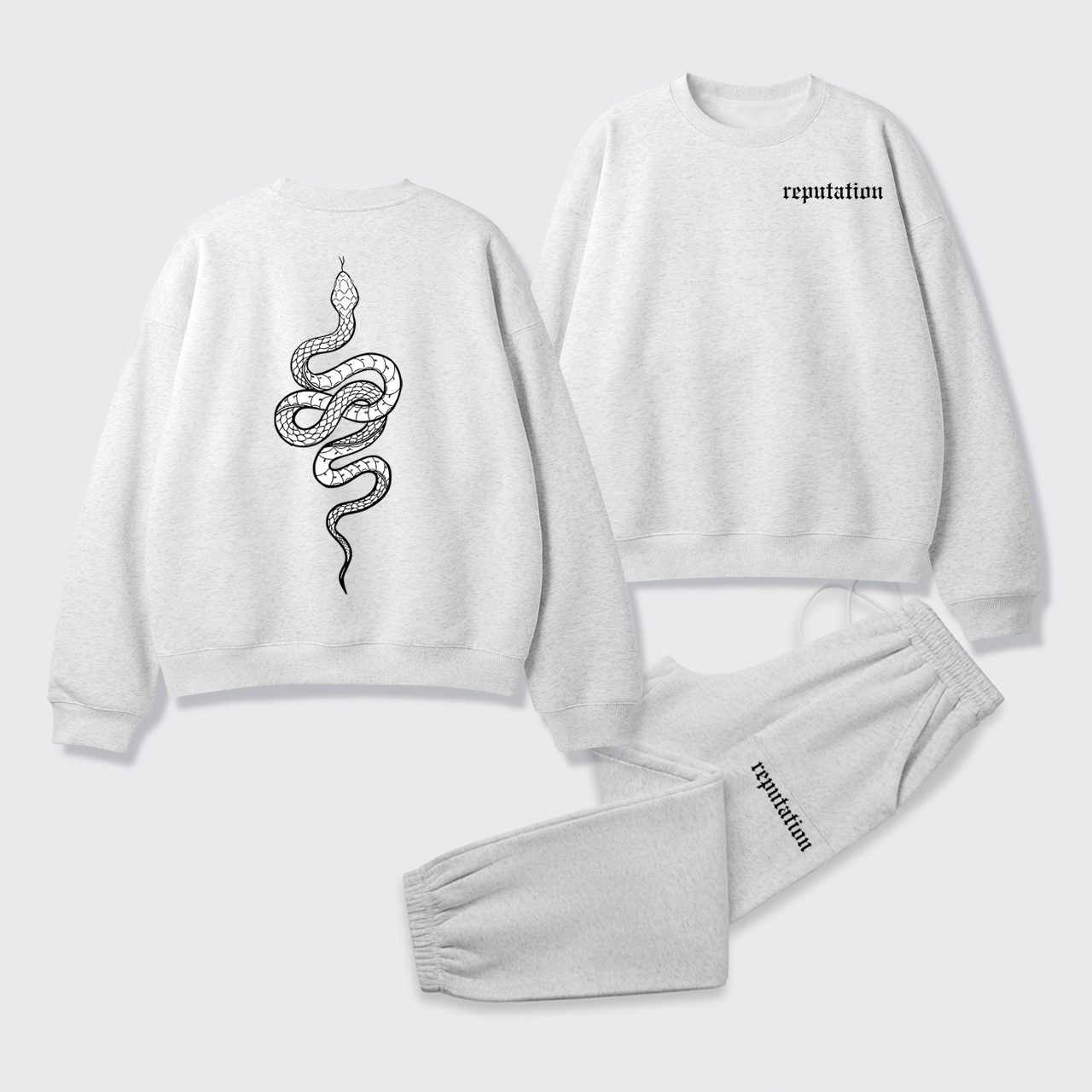 Fleece Reputation Look What You Made Me Do Sweatshirt Set