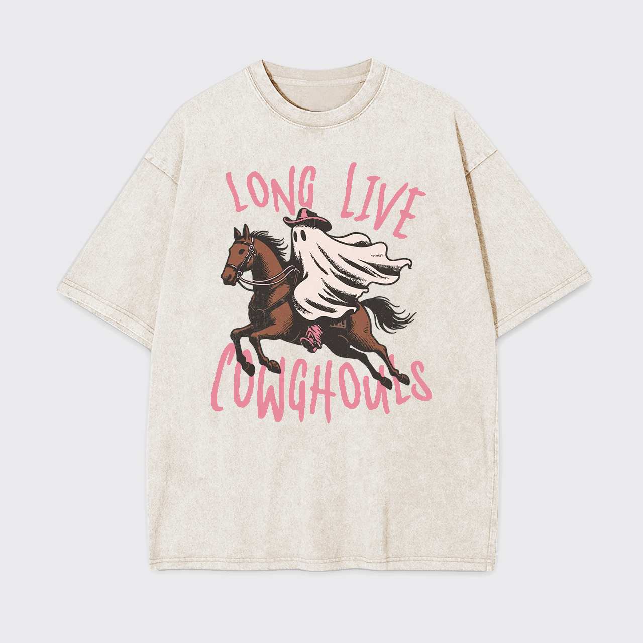 Long Live Cowghouls Halloween Garment-dye Tees